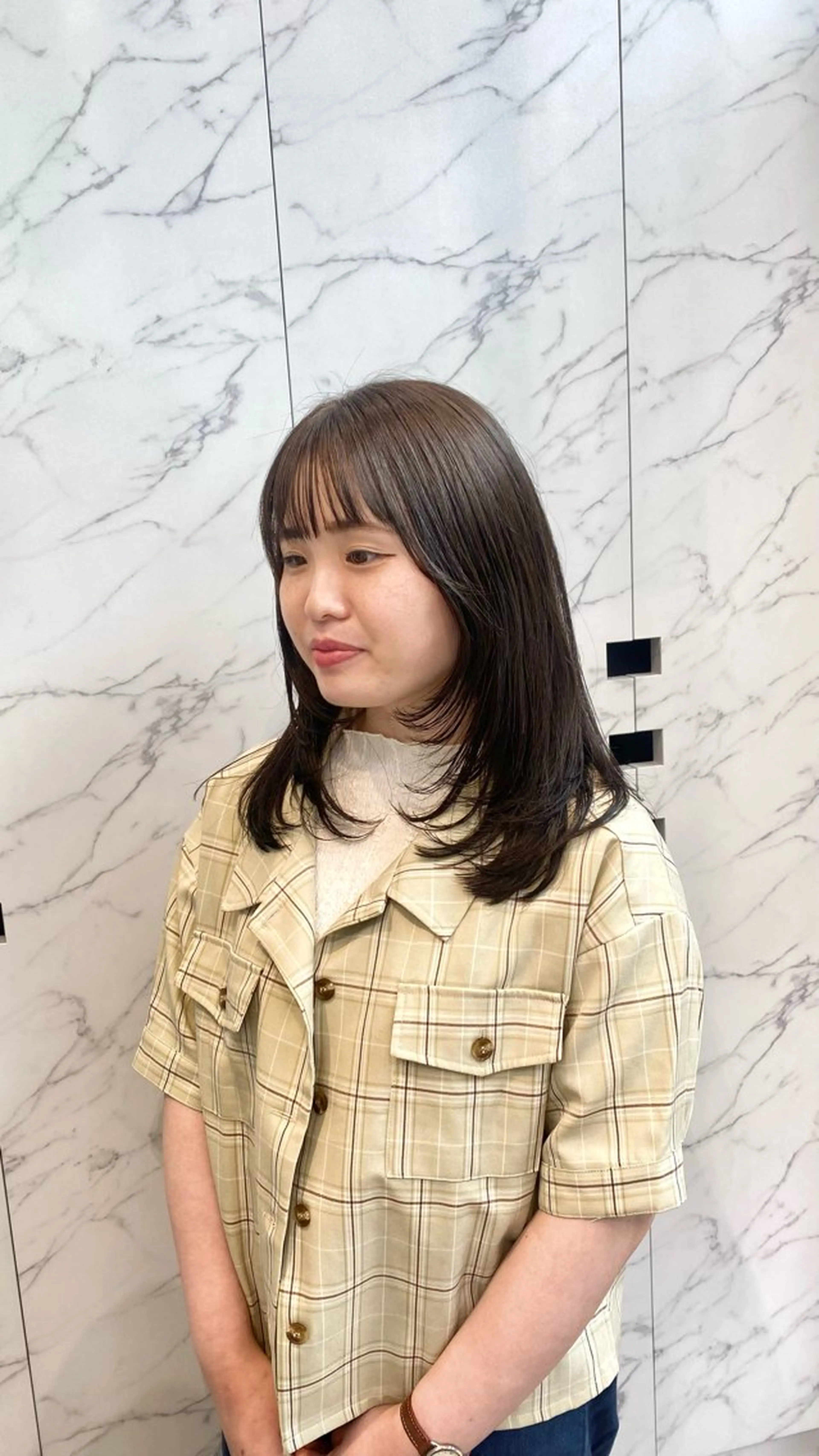 ロング カラー マツザキ マナトのヘアスタイル