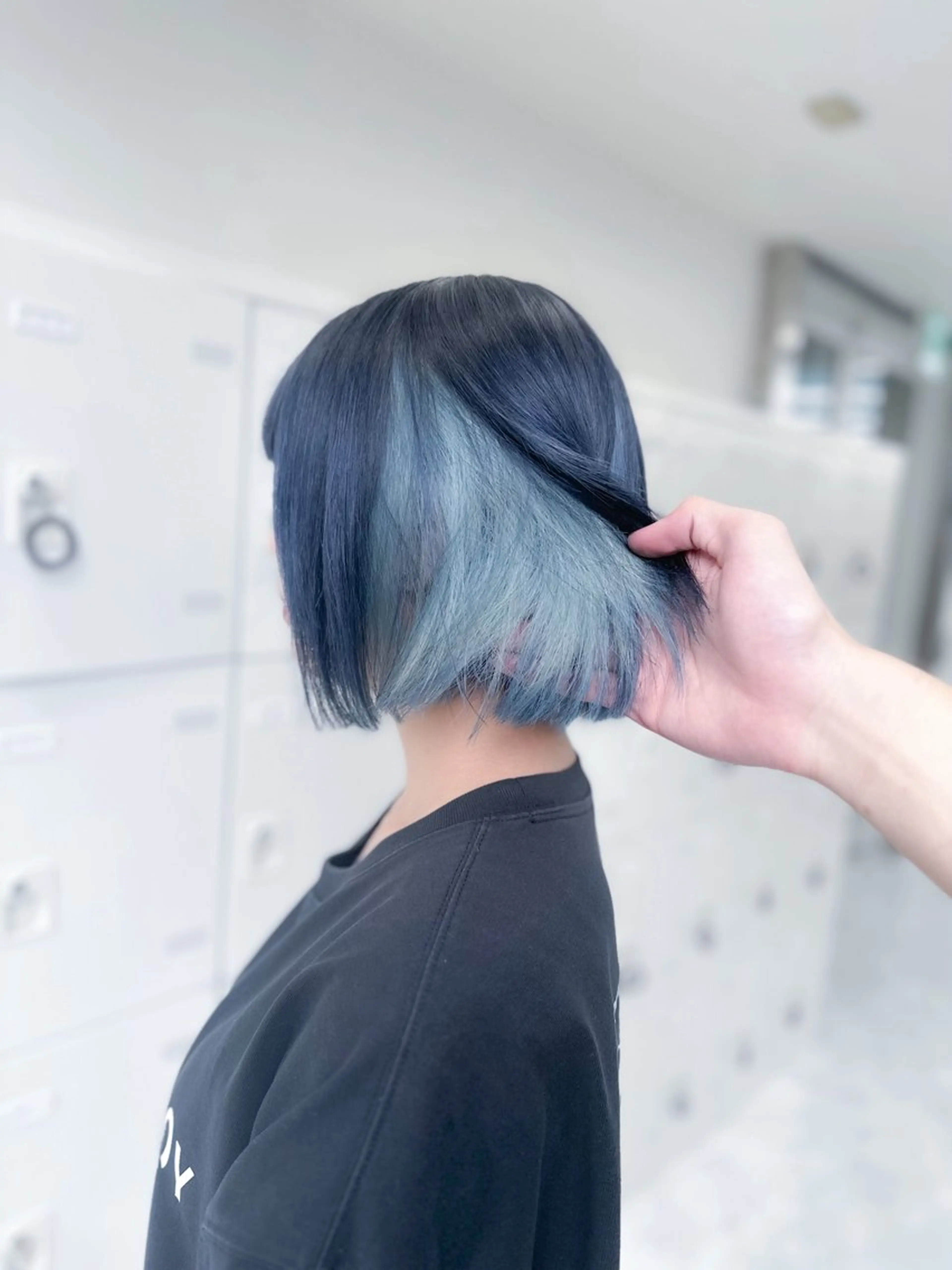 ショート カラー ヘアアレンジ メンズ メンズブリーチ メンズインナーカラー ブリーチ ケアブリーチ ケアカラー 中山 正洋のヘアスタイル