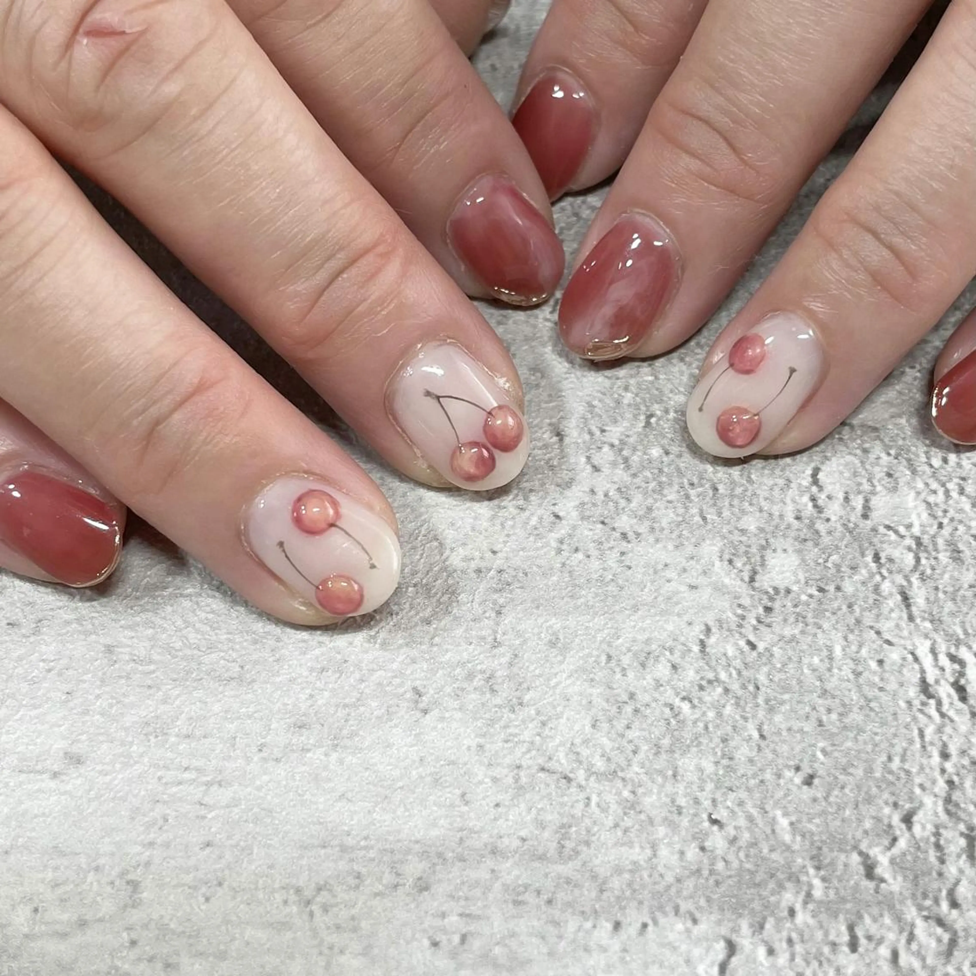 ネイル ジェルネイル 東 千夏のネイルデザイン