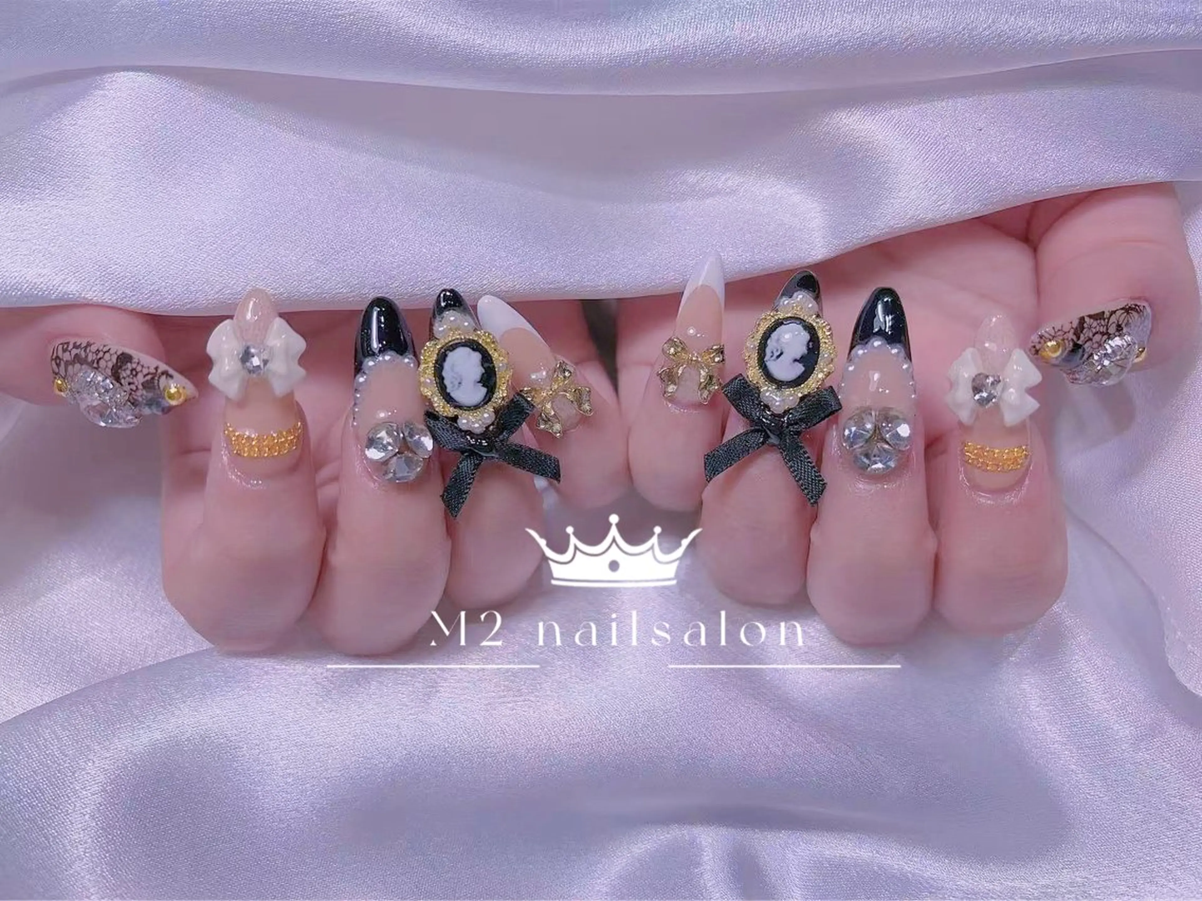 ネイル ハンドネイル 長さだし専門店 M2　rikaのネイルデザイン