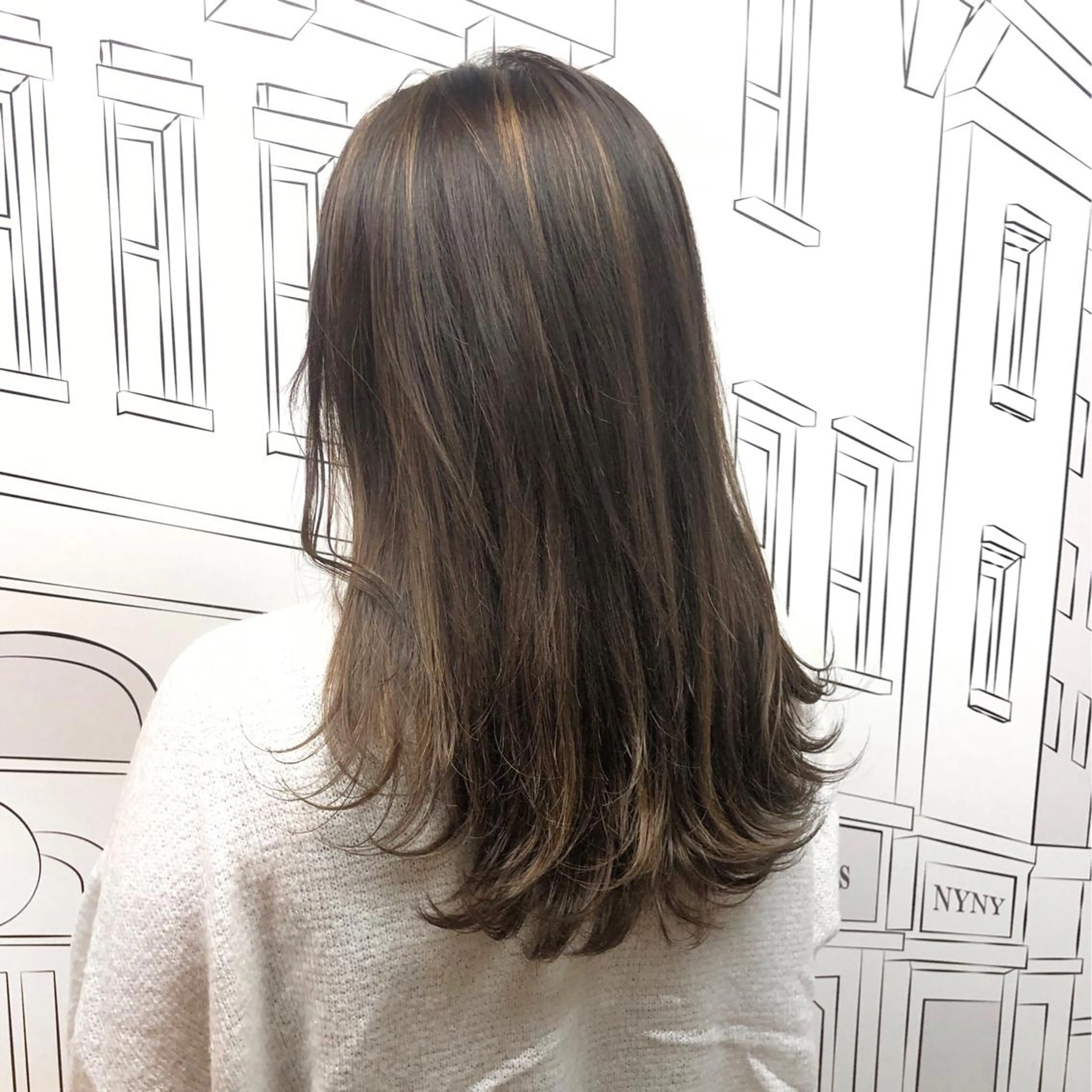 セミロング カラー レイヤー,ボブ / 彩未のヘアスタイル