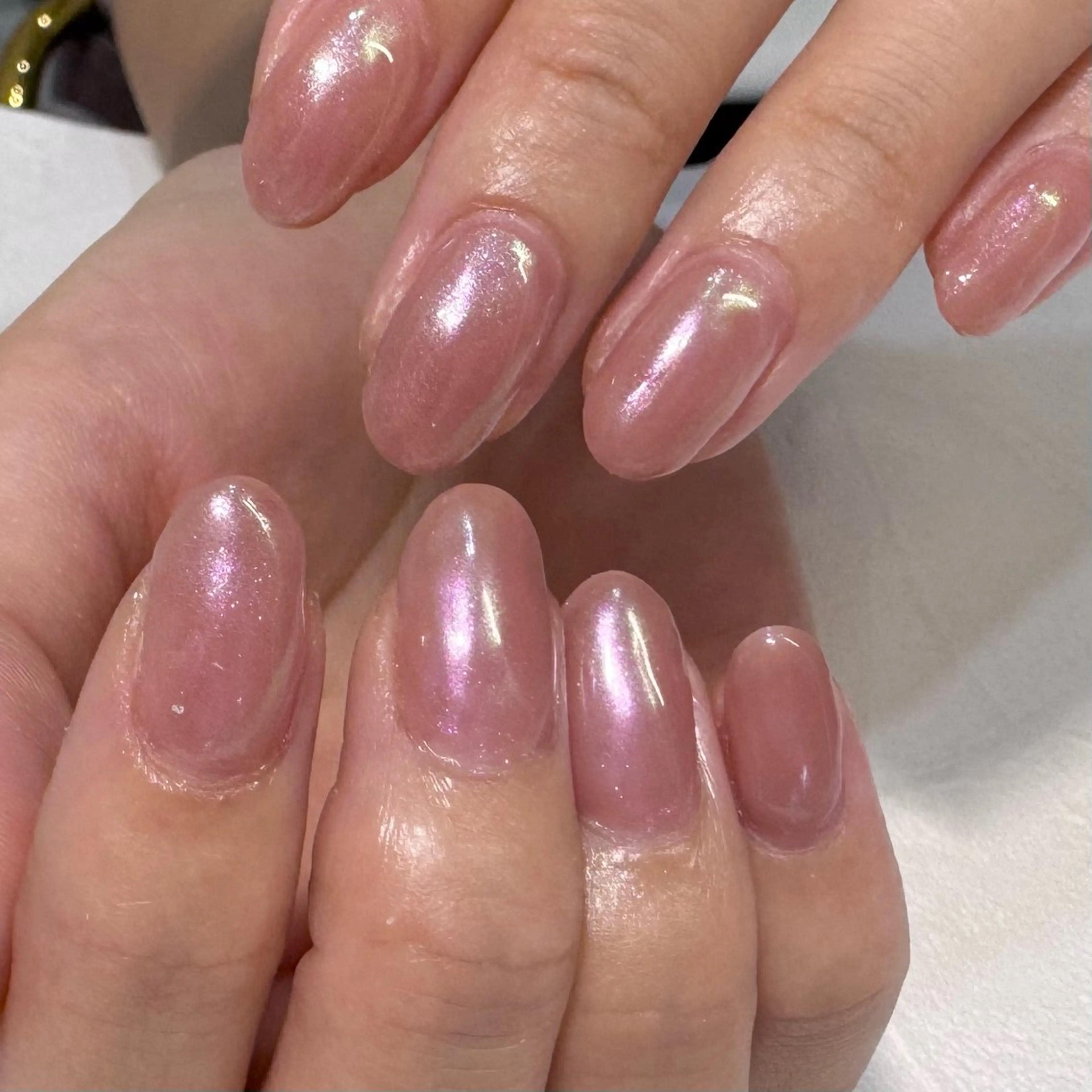 ネイル オーロラネイル RIEKO🍒 ワンホン♡推しネイルのネイルデザイン