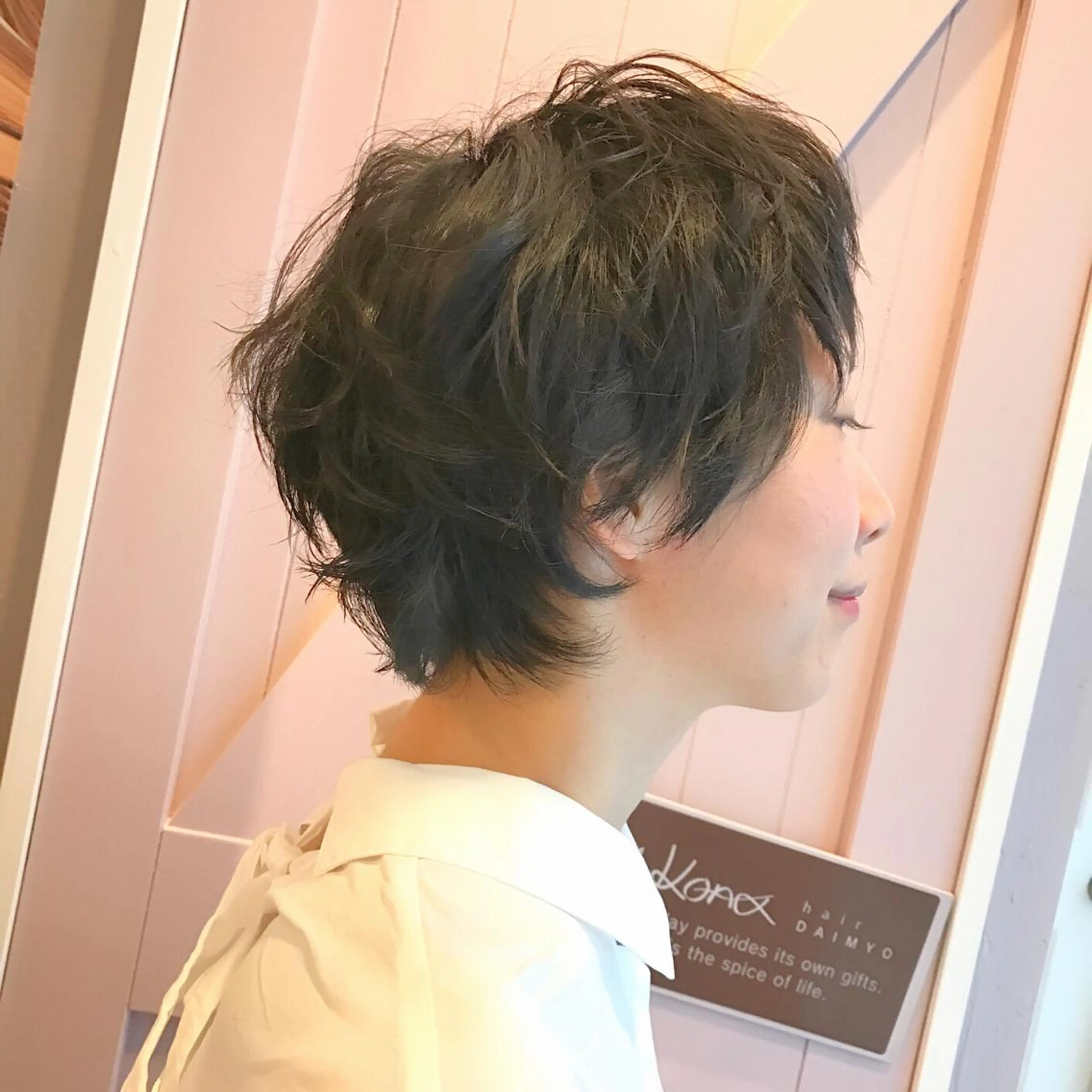 ショート ショートヘア HARUNA🤍 大人ショートヘアのヘアスタイル