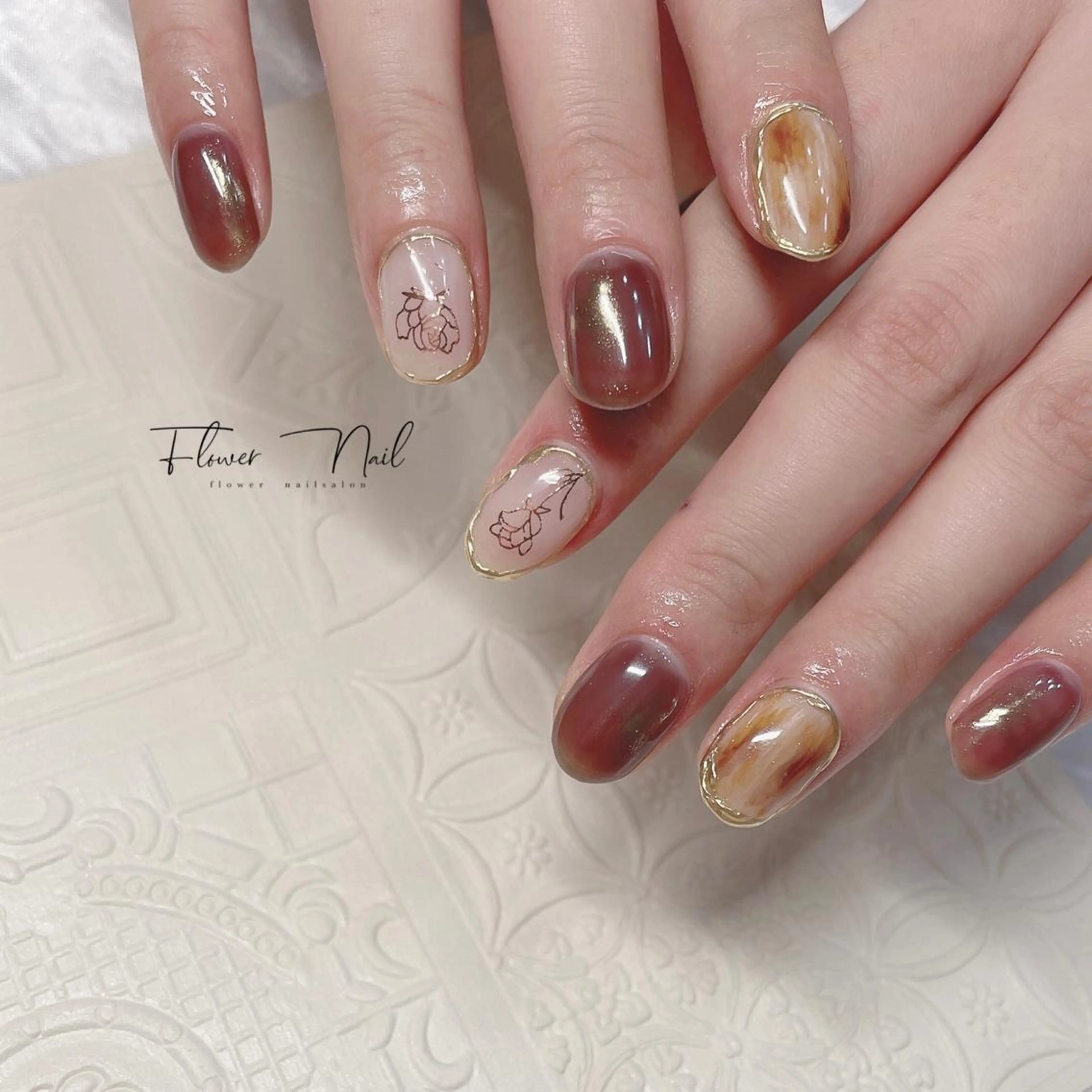 ネイル flower nailsalon所属・Flower nailのネイルデザイン