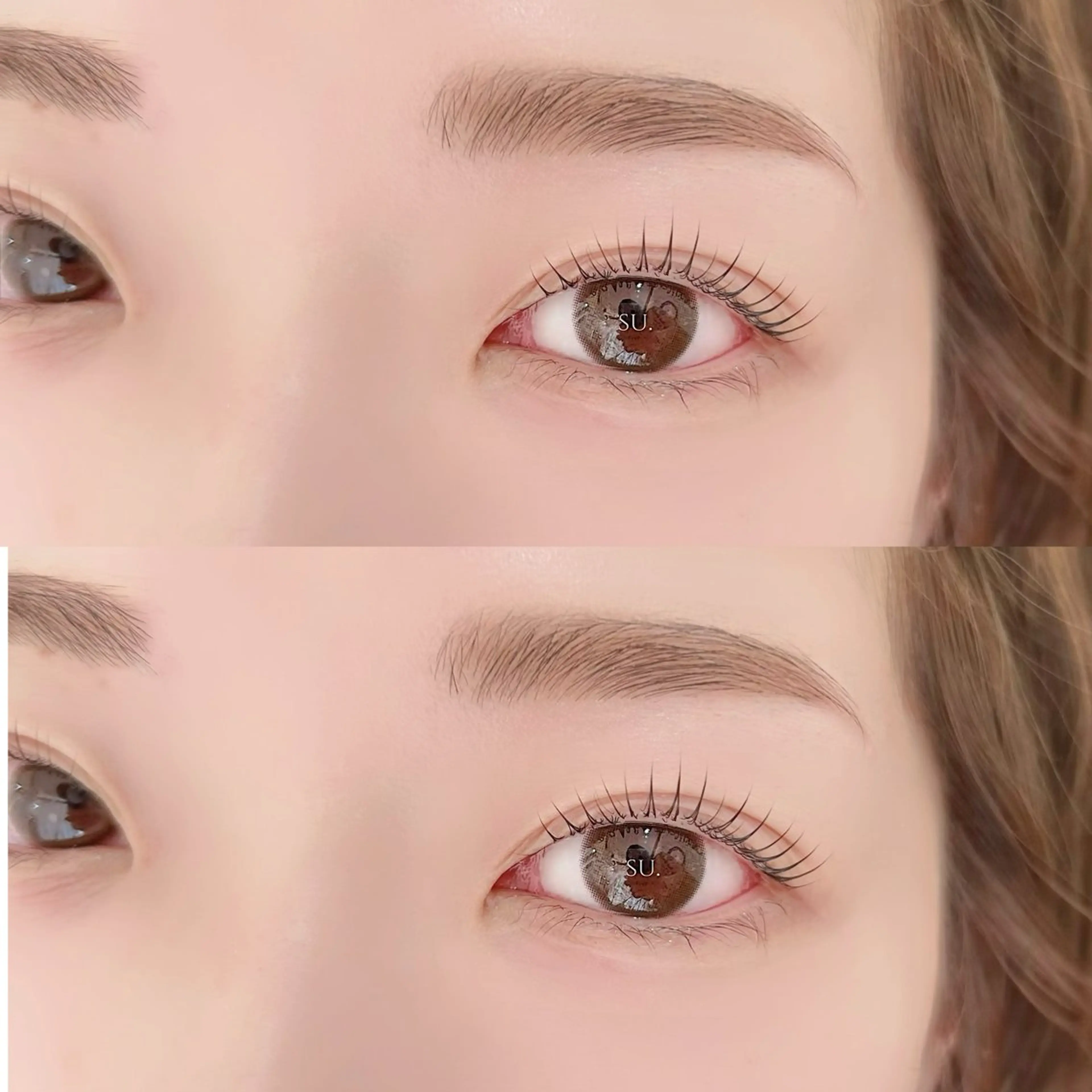 minimo限定🪄.∘ダメージレスまつげパーマ(上)+美眉スタイリングの写真