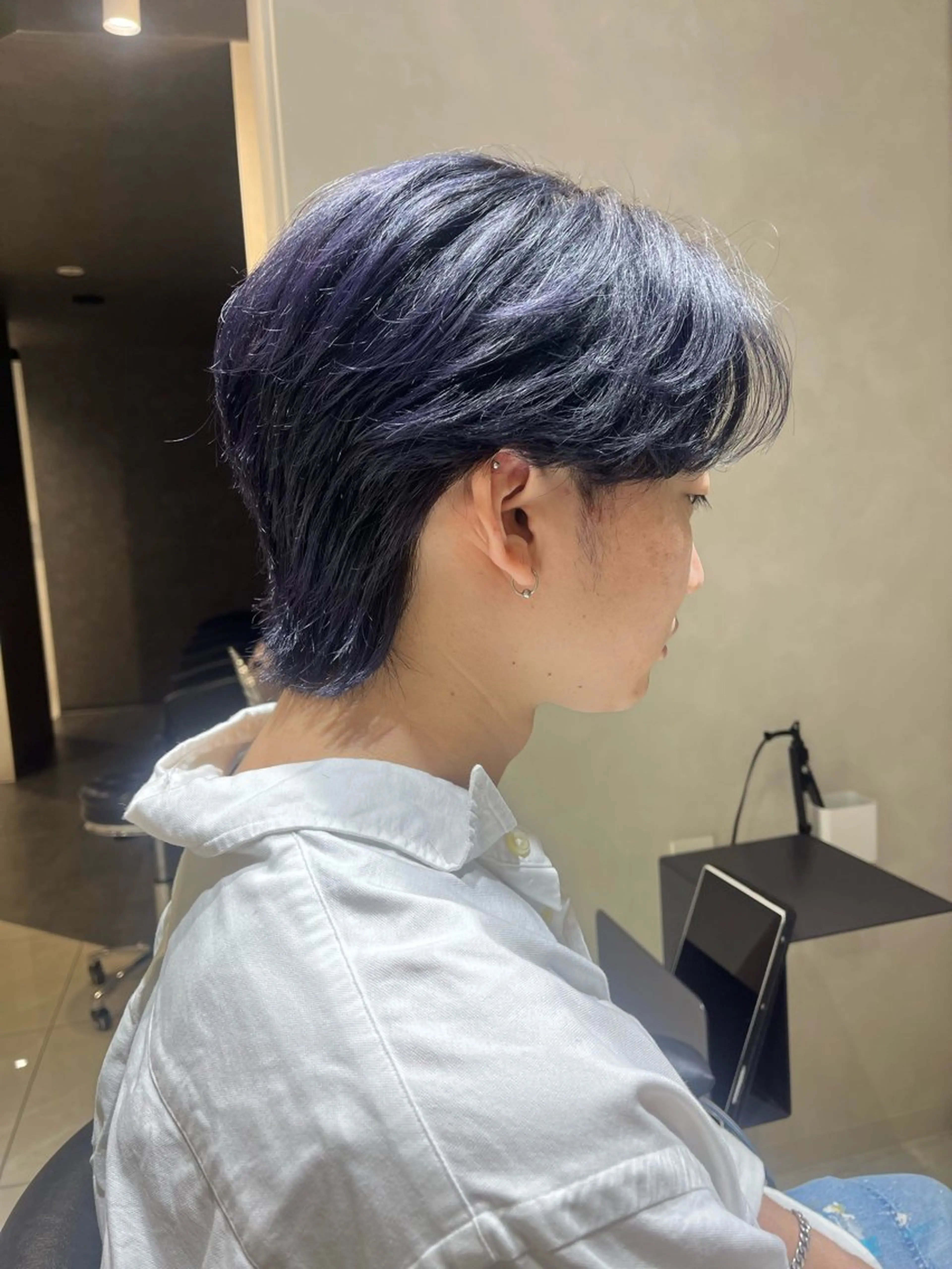 カラー メンズ カット ヘアカラー トリートメント メンズセンターパート 🇰🇷wakanaのヘアスタイル