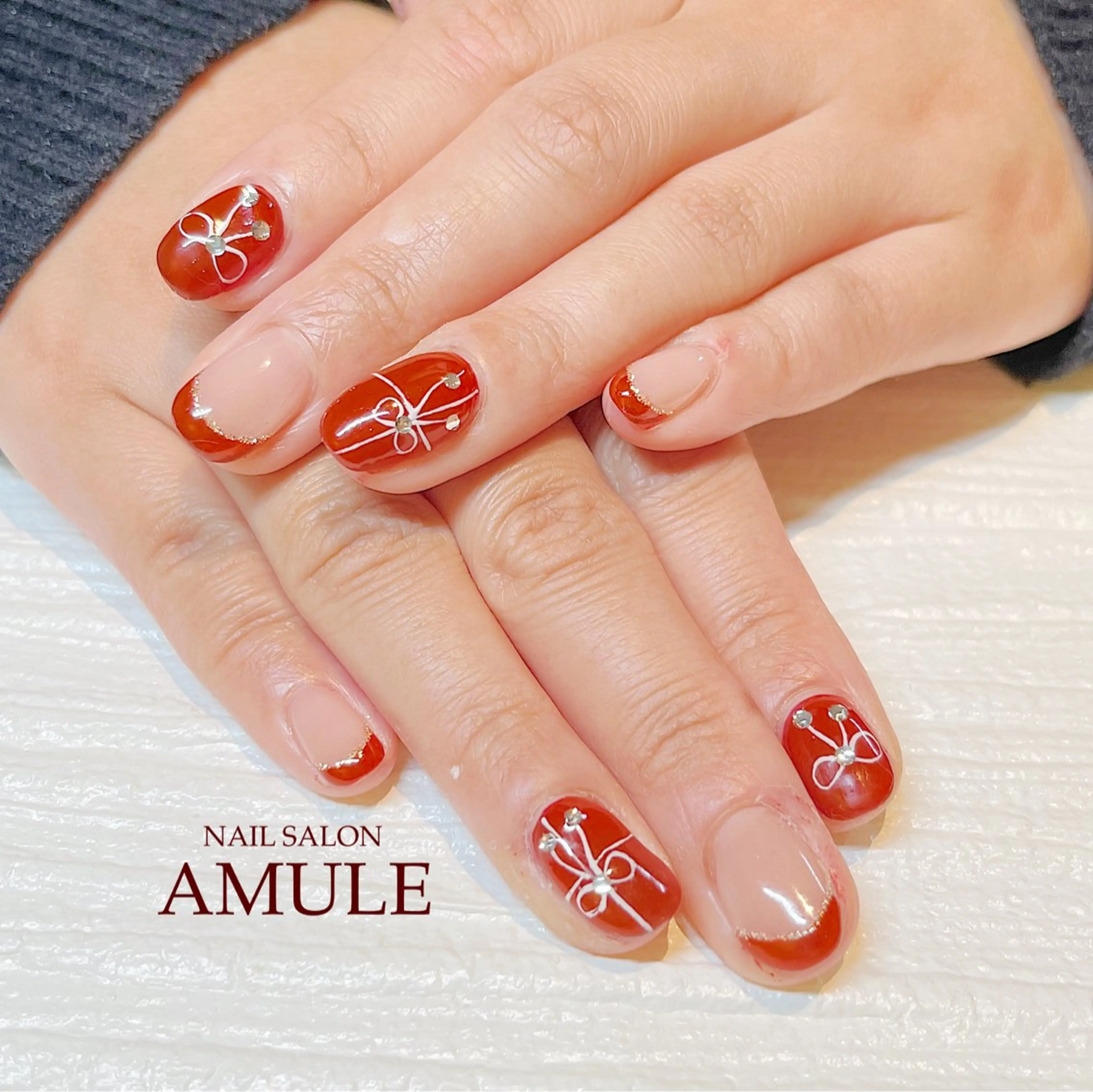 ネイル アートネイル ジェルネイル ハンドネイル NAILSALON AMULEのネイルデザイン