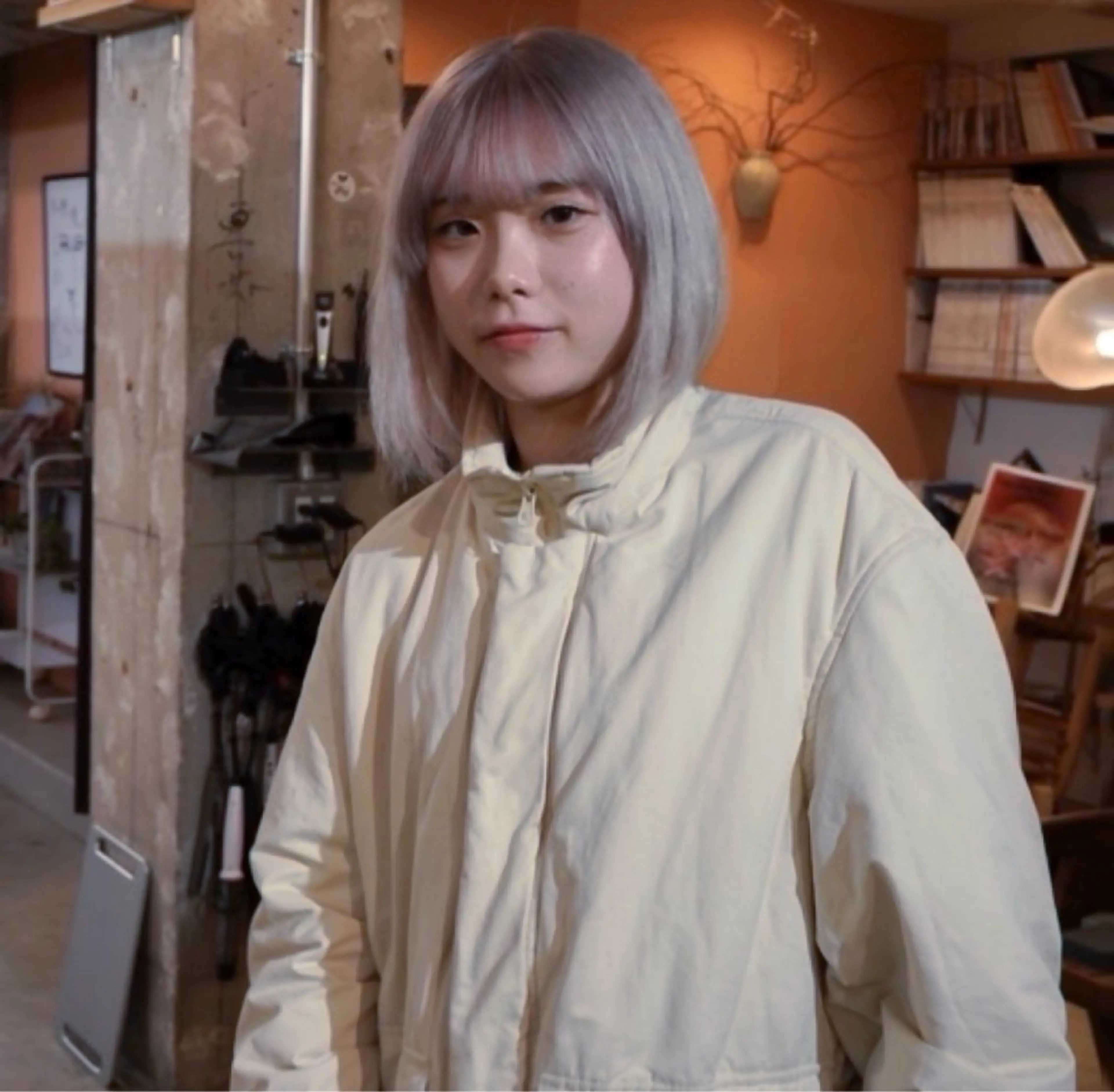 ミディアム ヘアカラー kawahara cocoroのヘアスタイル