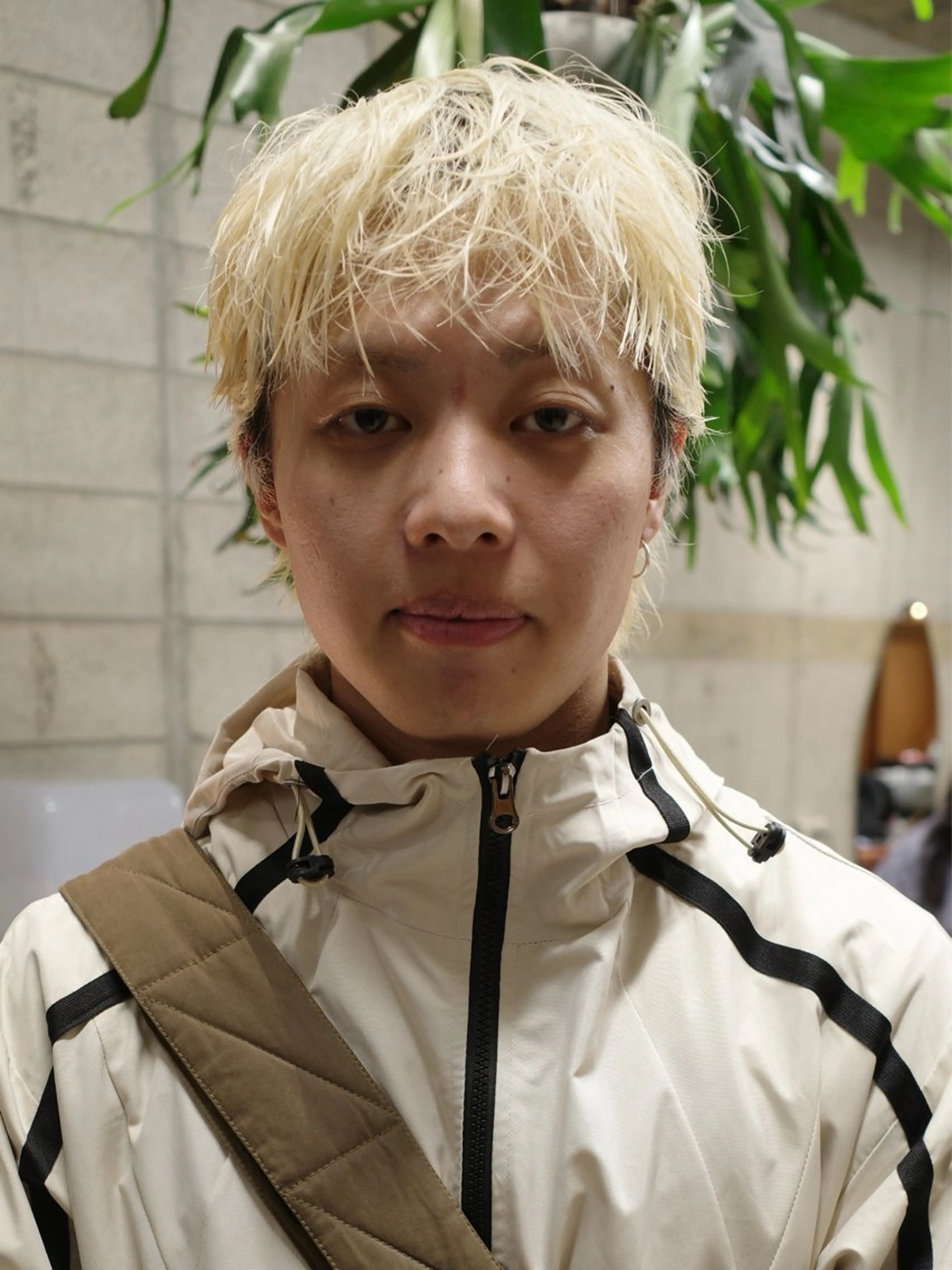 ショート メンズ カット ヘアカラー パーマ/メンズ/ 鮫島竜海のヘアスタイル