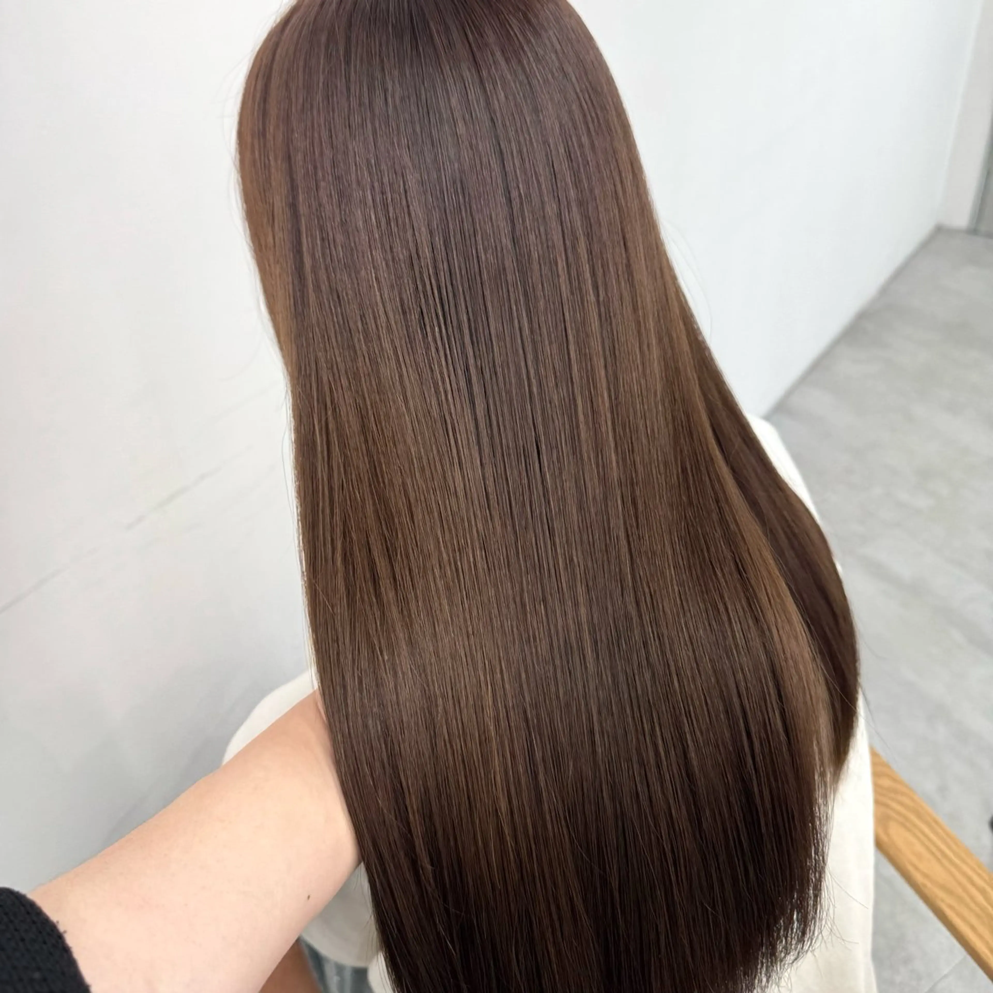 ロング カラー ヘアアレンジ ヘアカラー ブリーチなしカラー /ベージュ/安形翔のヘアスタイル