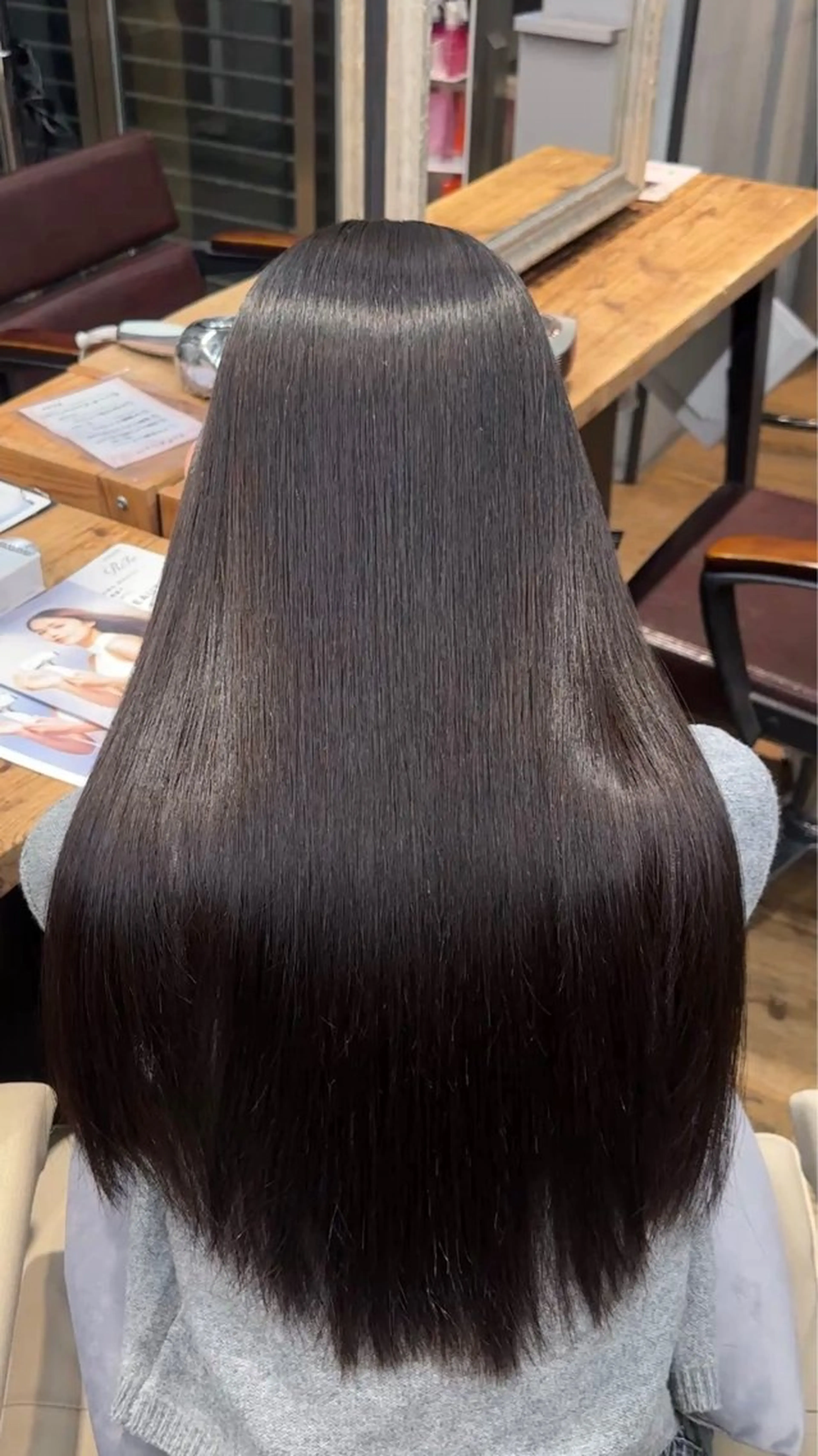 ロング カット 縮毛矯正 トリートメント 髪質改善/レイヤー 🎀Ayaneのヘアスタイル