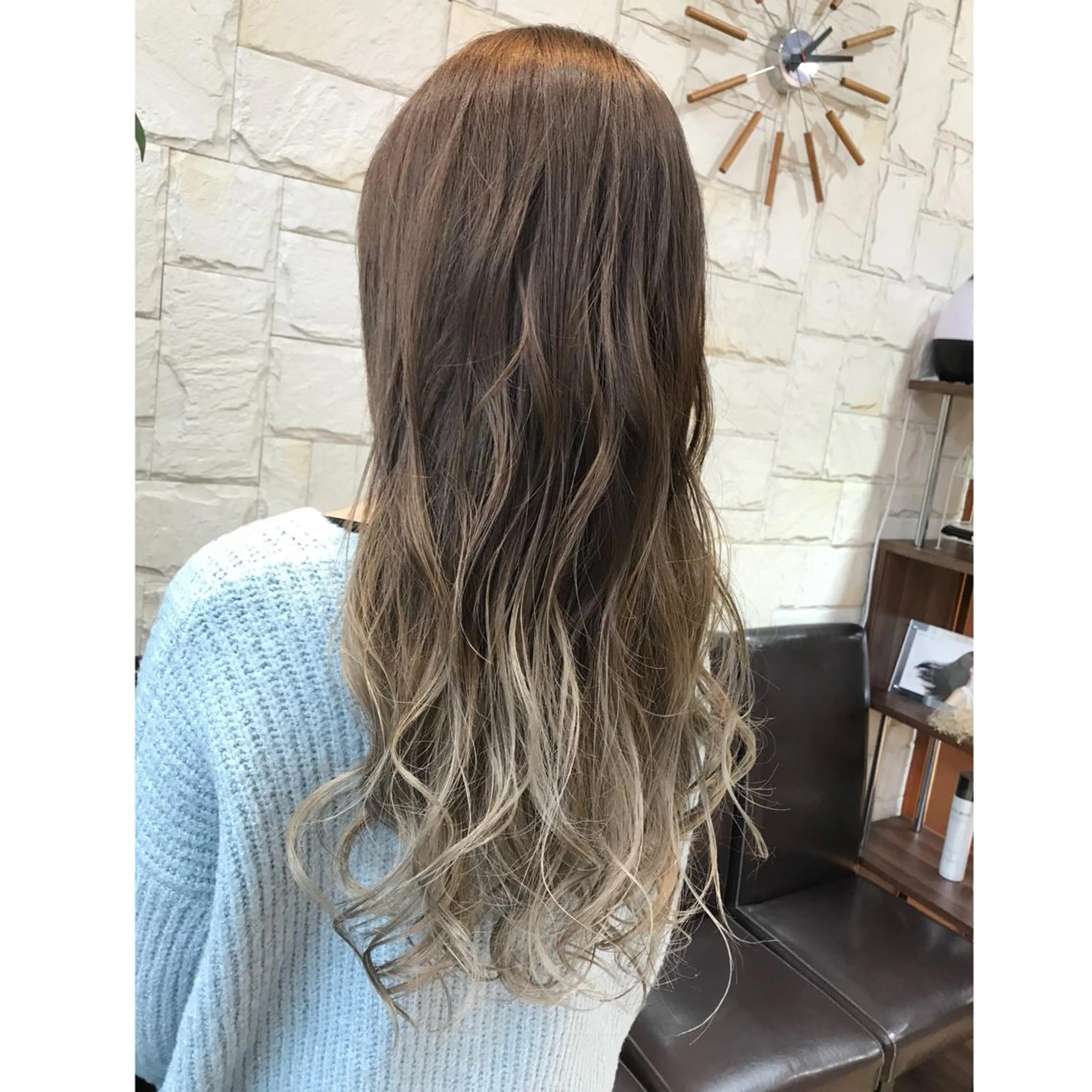 ロング カラー パーマ ヘアアレンジ メンズ キッズ ネイル マツエク・マツパ 髪質改善 艶髪🔵ﾌｾﾅｵﾔのヘアスタイル