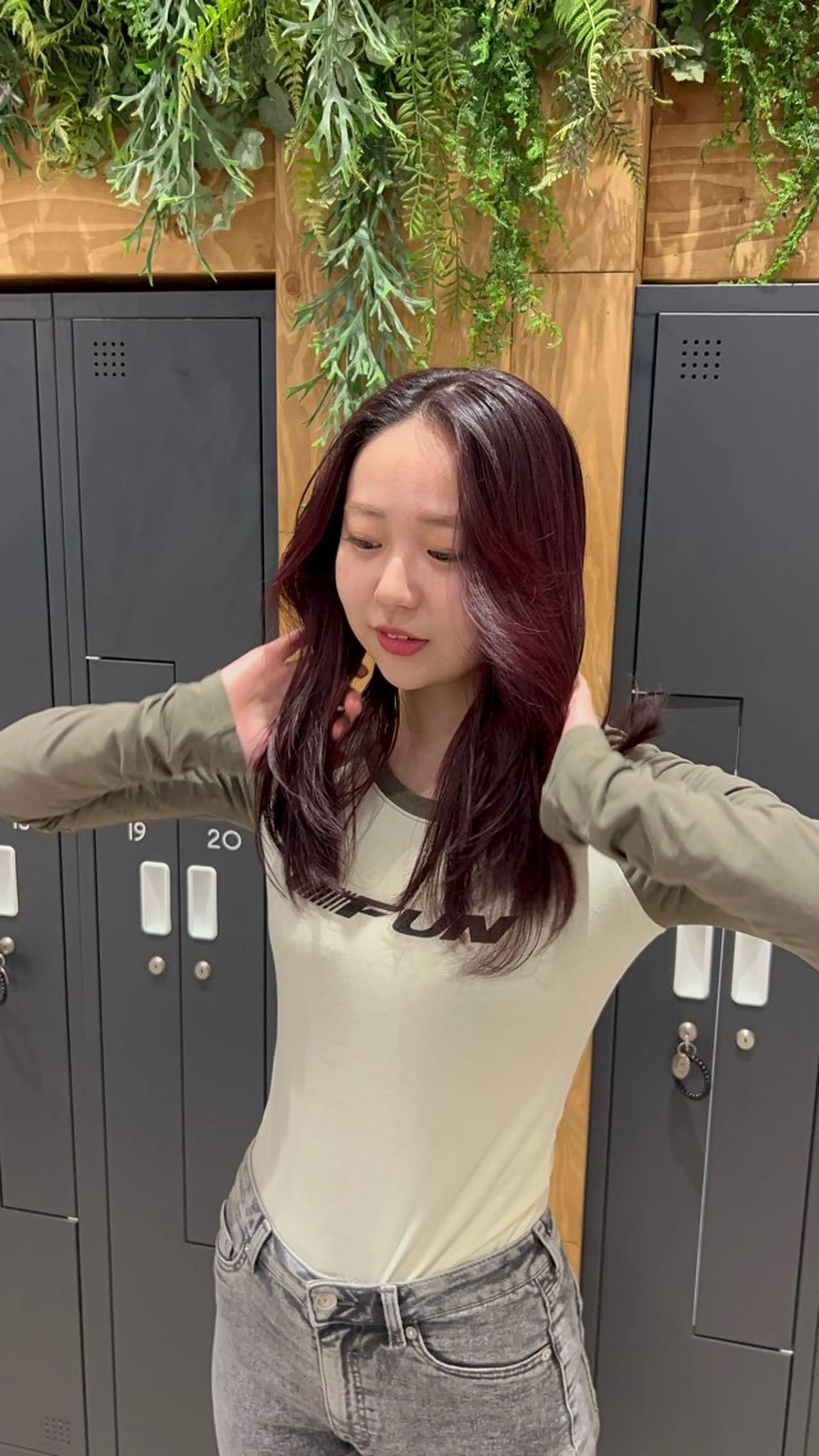 ミディアム i.osaka所属・たつ/レイヤーカット 顔周り/髪質改善のヘアスタイル