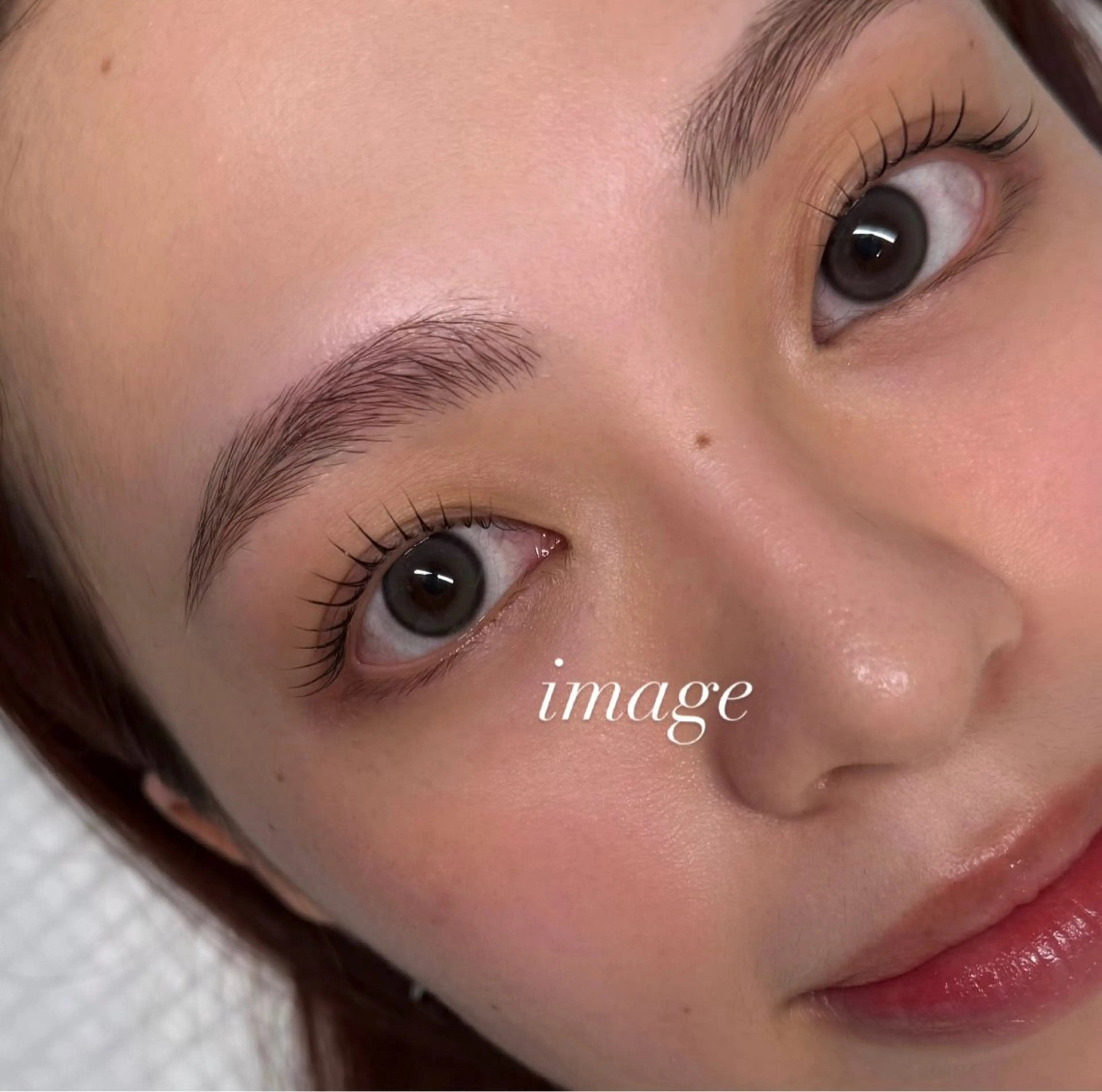 上まつ毛パーマ＋アイブロウワックス🌿☁️（女性のみ）¥12800→¥7700の写真