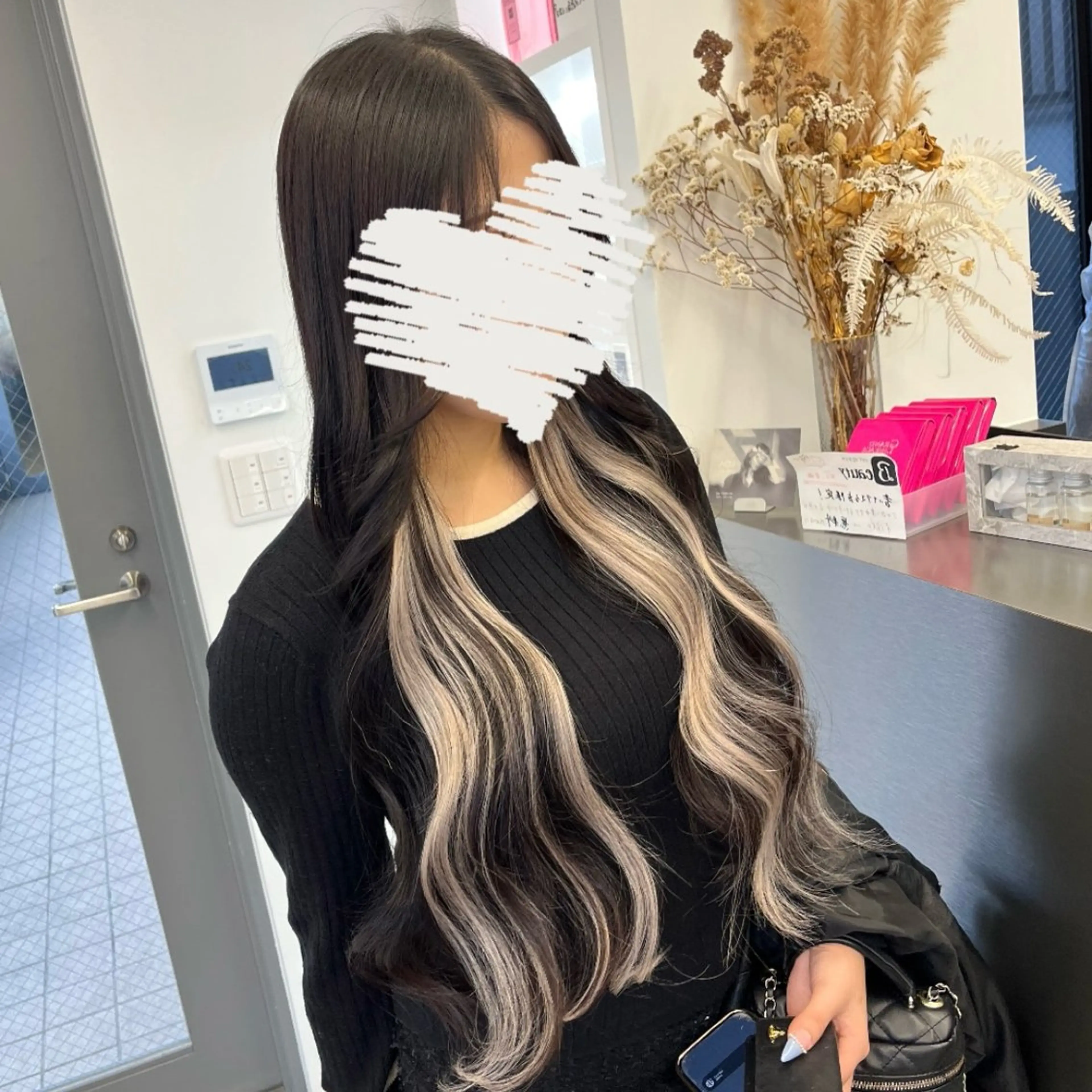 エクステ MOMOKA /　Lapis大名店のヘアスタイル