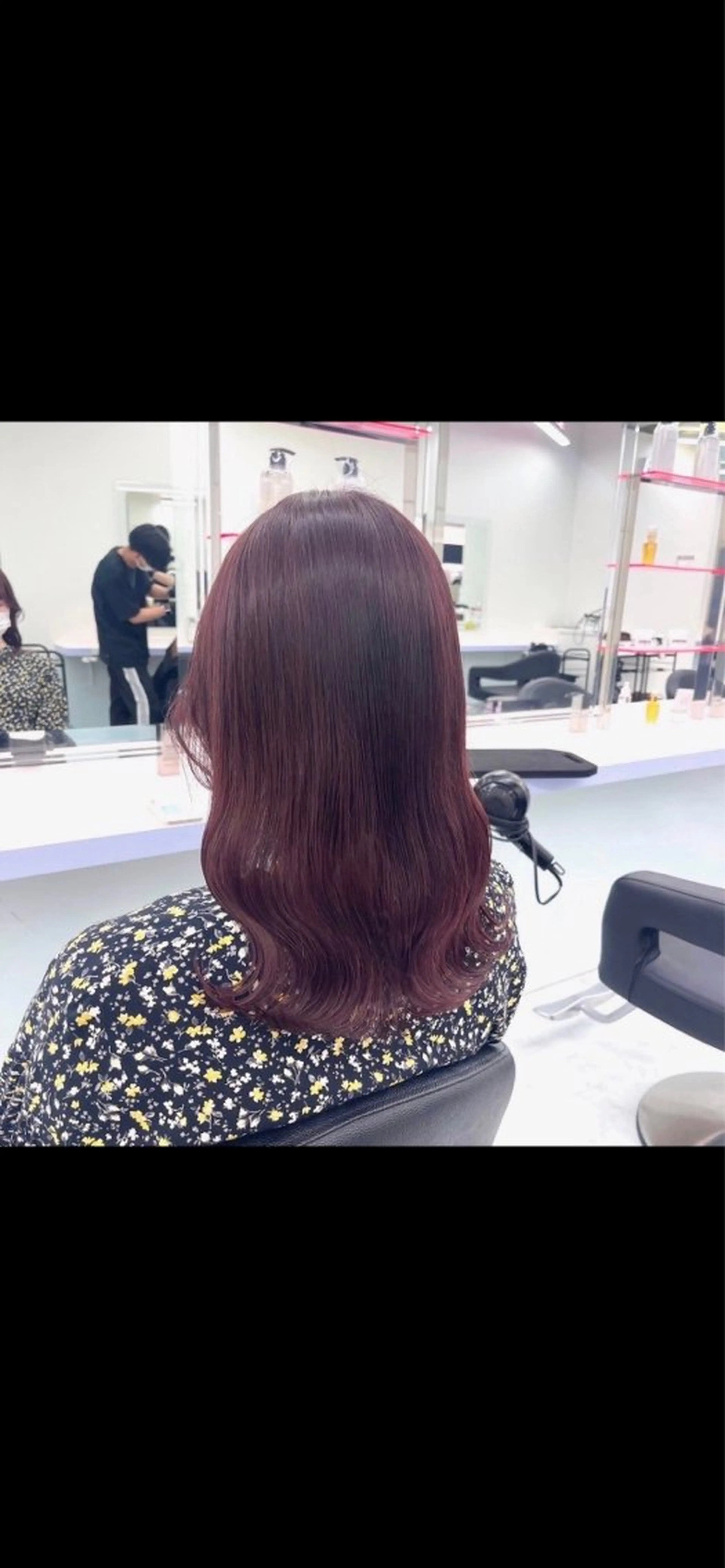 ロング カット ヘアカラー トリートメント ヘアセット NANA🥀韓国ヘア /レイヤー/暖色🥀のヘアスタイル