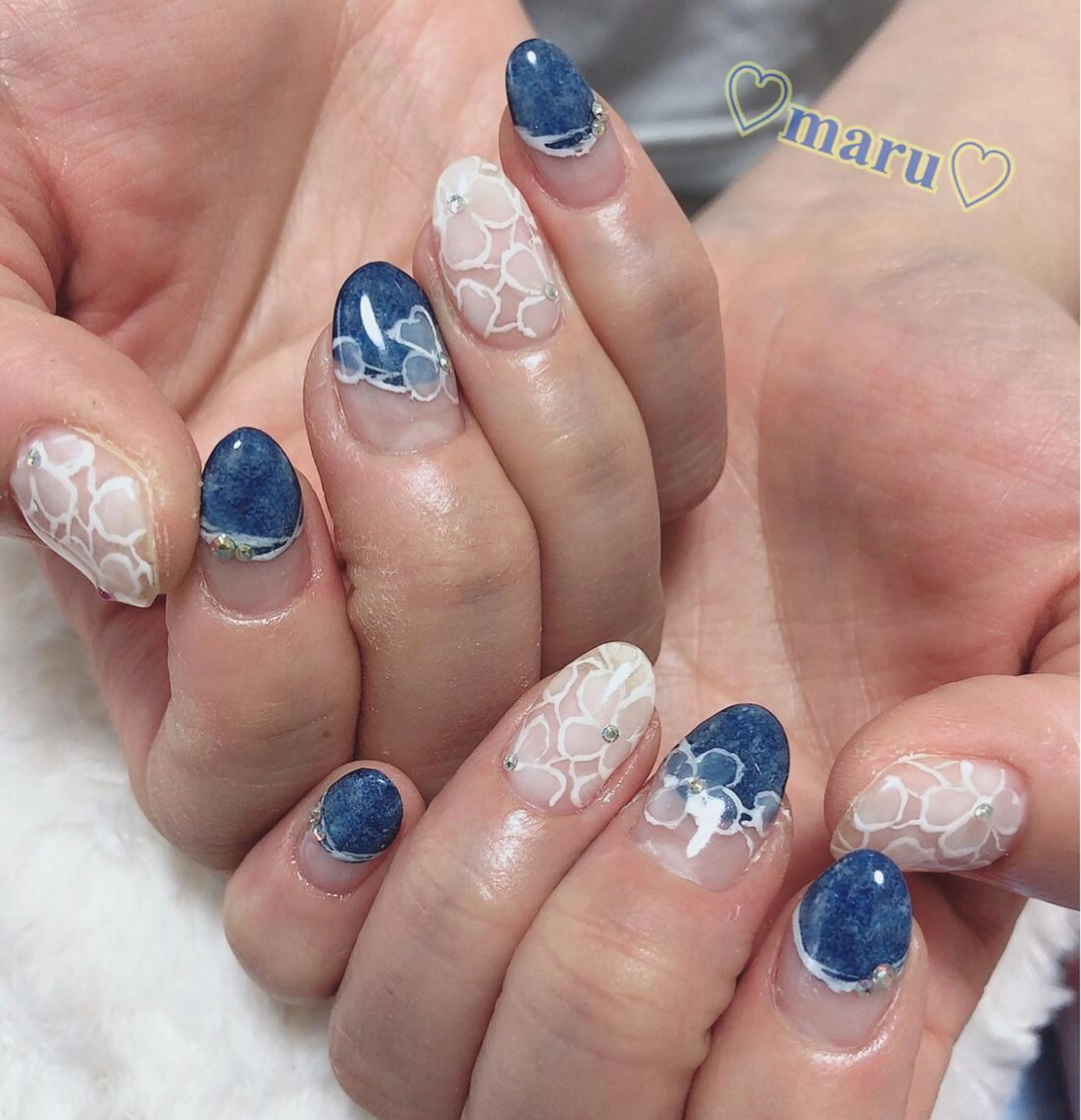 ネイル ハンドネイル フットネイル まるみ ♡のネイルデザイン