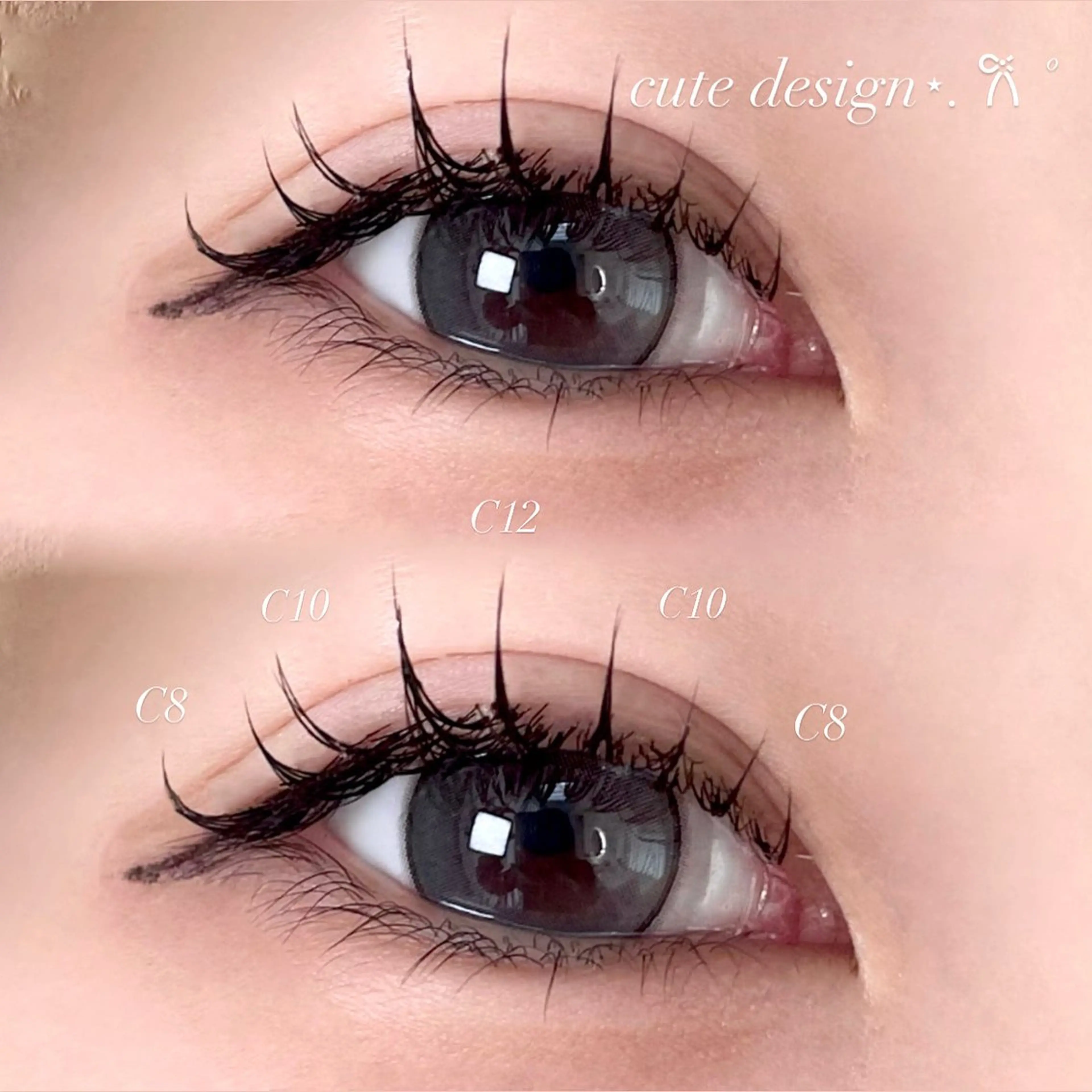 マツエク・マツパ マツエク RUNON 🎀 大阪福島 SeneLのマツエク・マツパデザイン