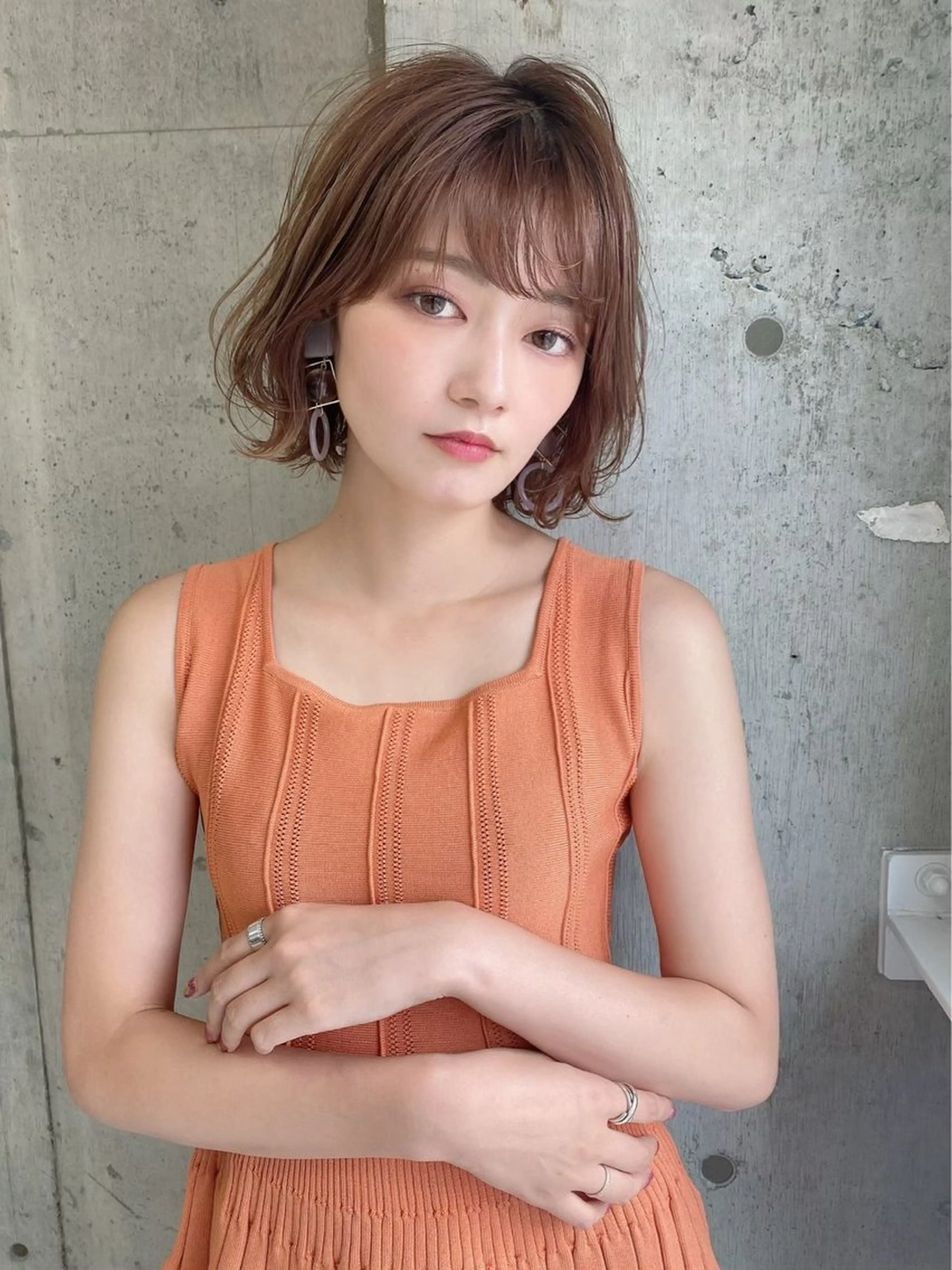 カラー 山田勇真 ボブ/縮毛矯正/金山のヘアスタイル