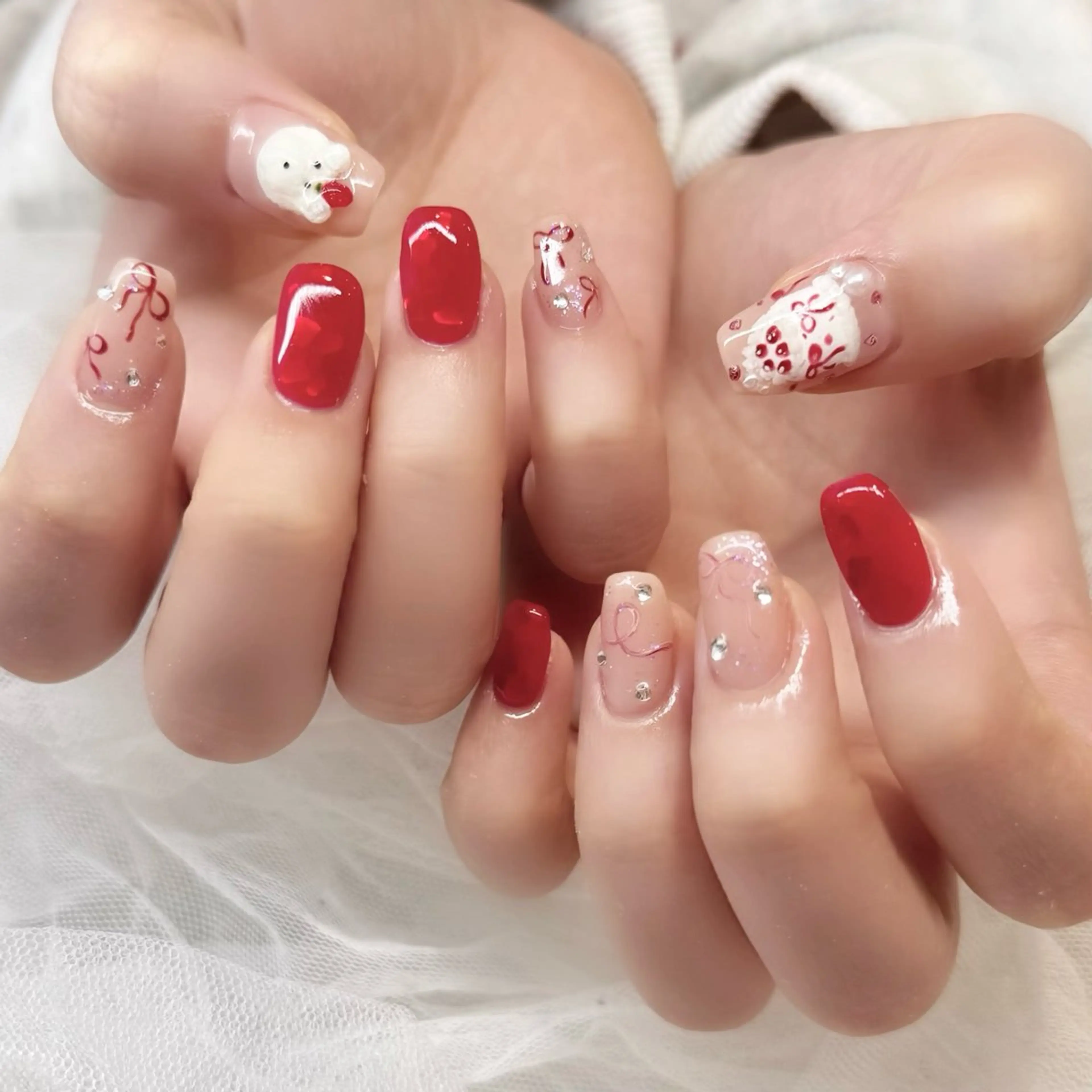 ネイル ハンドネイル 新井 ひなののネイルデザイン