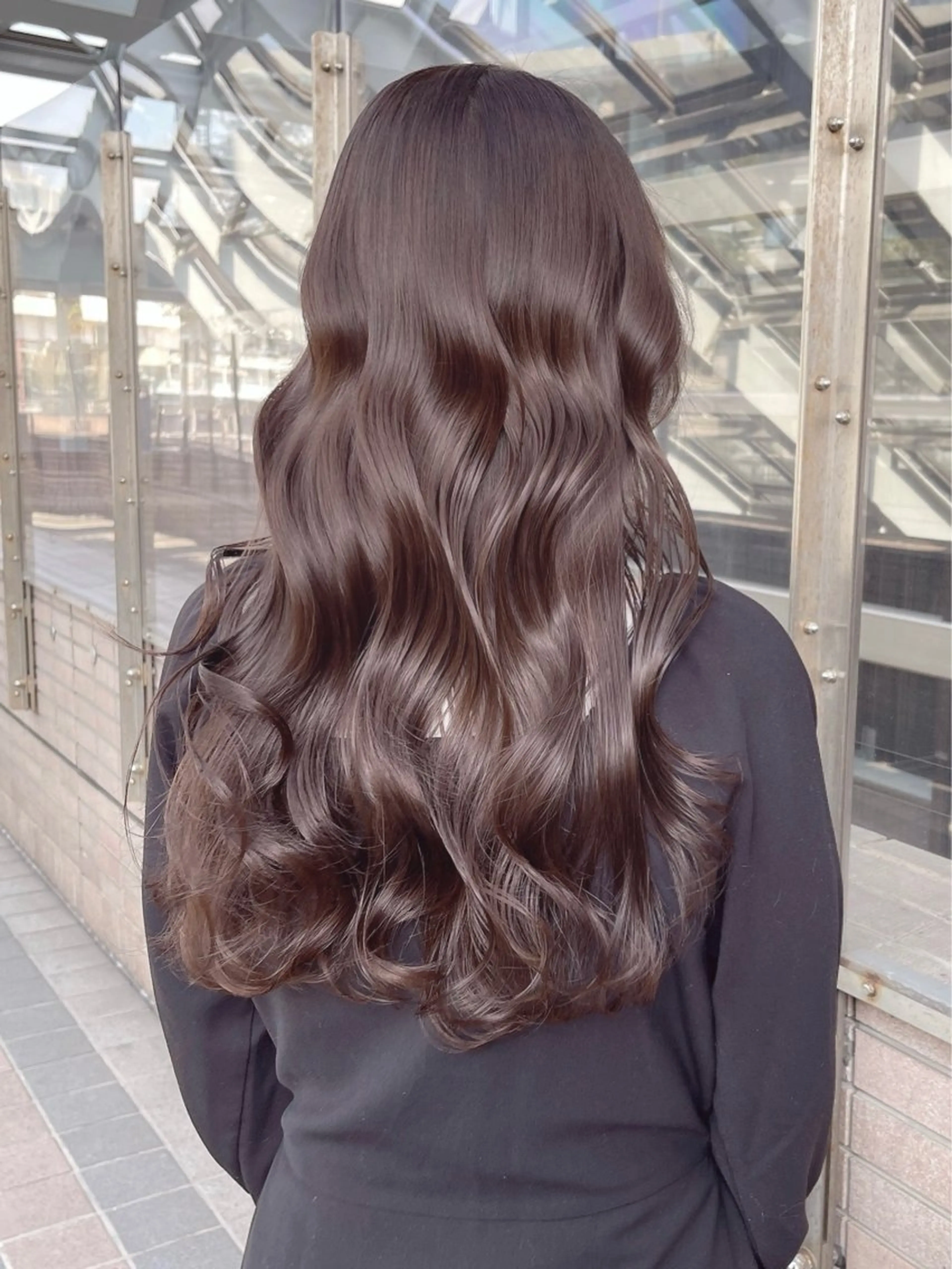 ロング カラー SALOWIN 川崎店所属・ブリーチなしで透明感 🌙有沢透羅のヘアスタイル