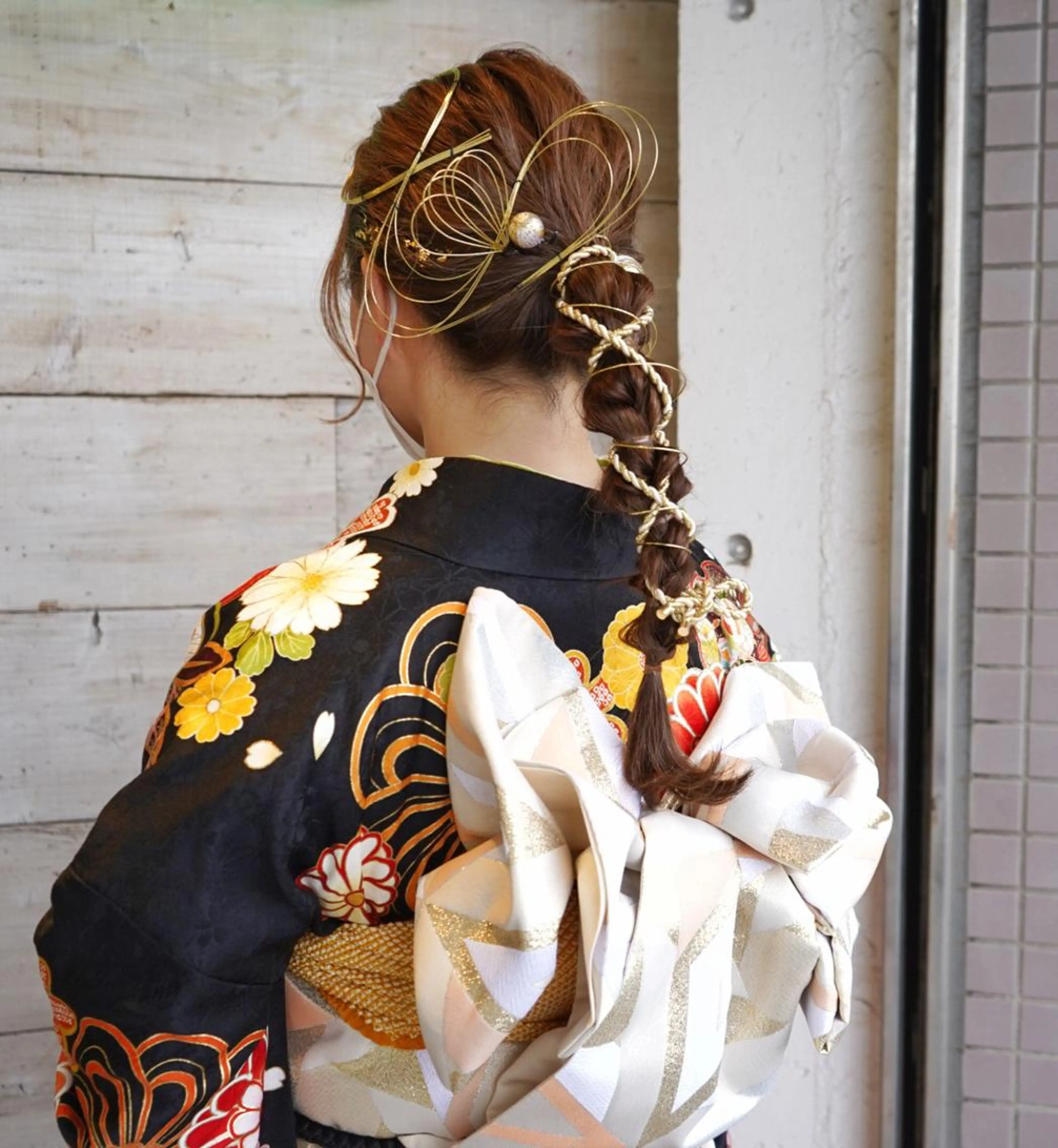 ヘアアレンジ 成人式 西川 頌のヘアスタイル