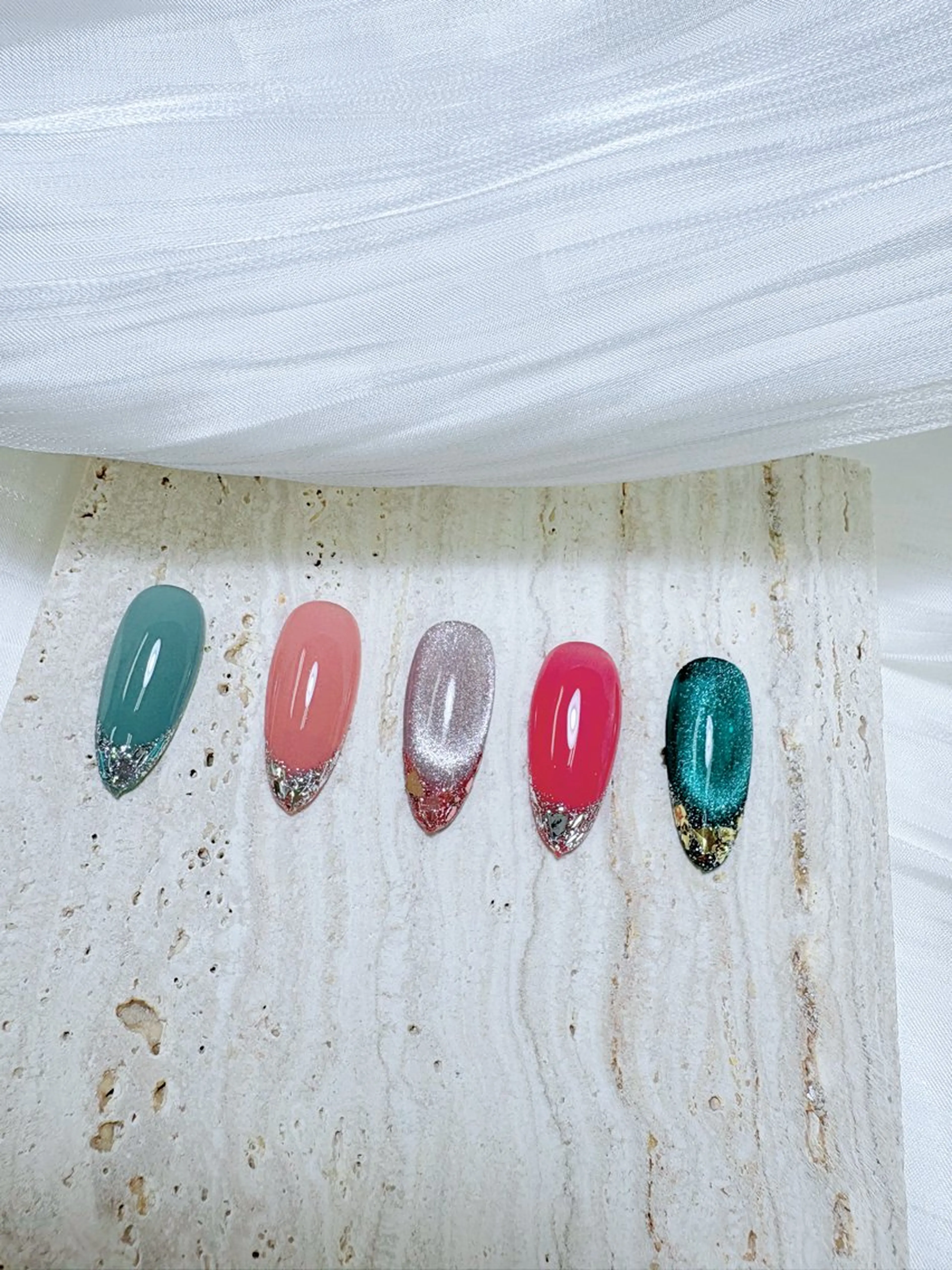 💅✨✨大人気ガラスフレンチコース3980マグネット追加1000円プラス【新規オフ無料】🎇🎇の写真