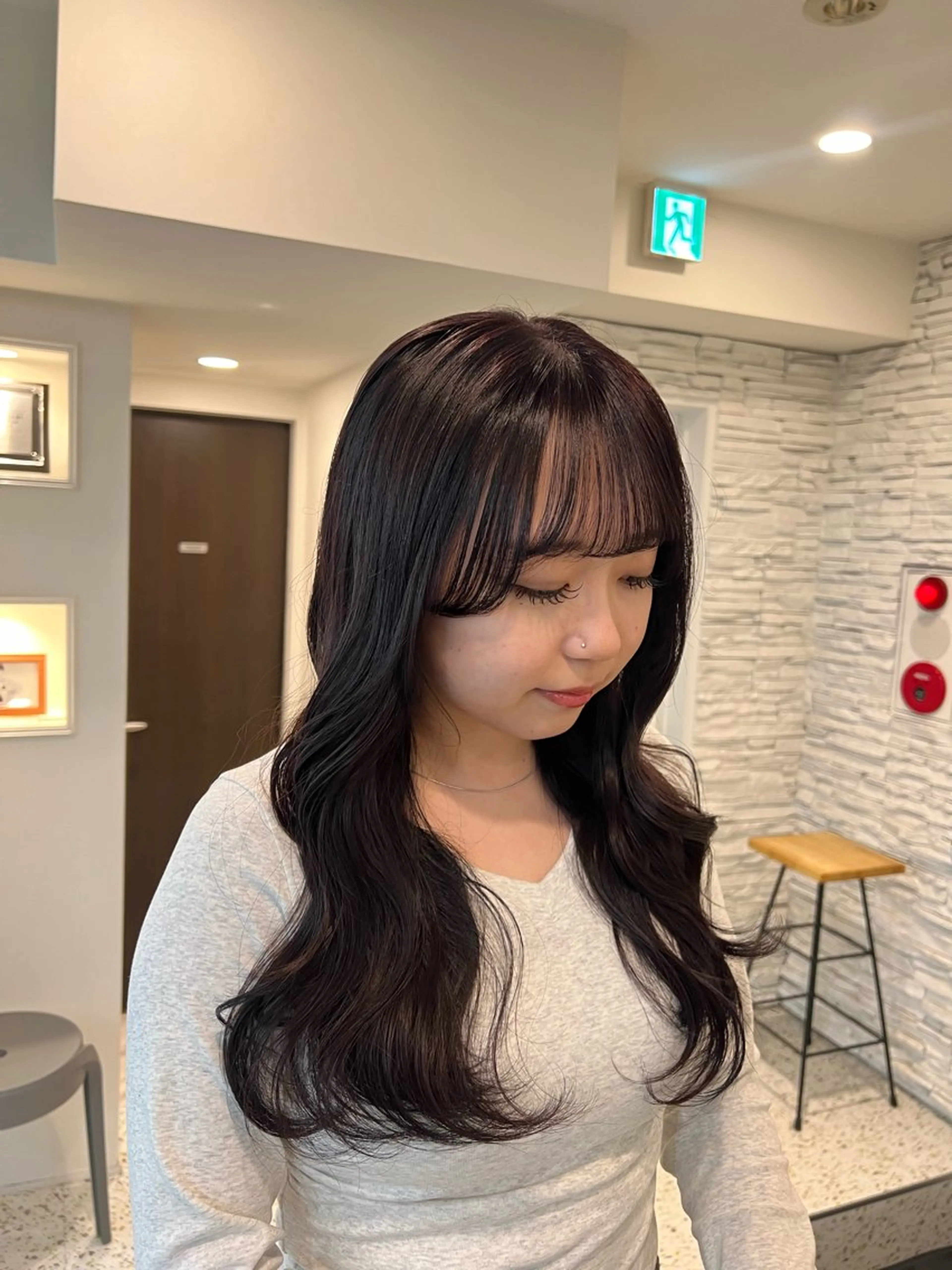 ロング カラー ブリーチ ラベンダーカラー ブリーチなしカラー ヘアカラー 透明感カラー/ RIKO🌺🥥のヘアスタイル