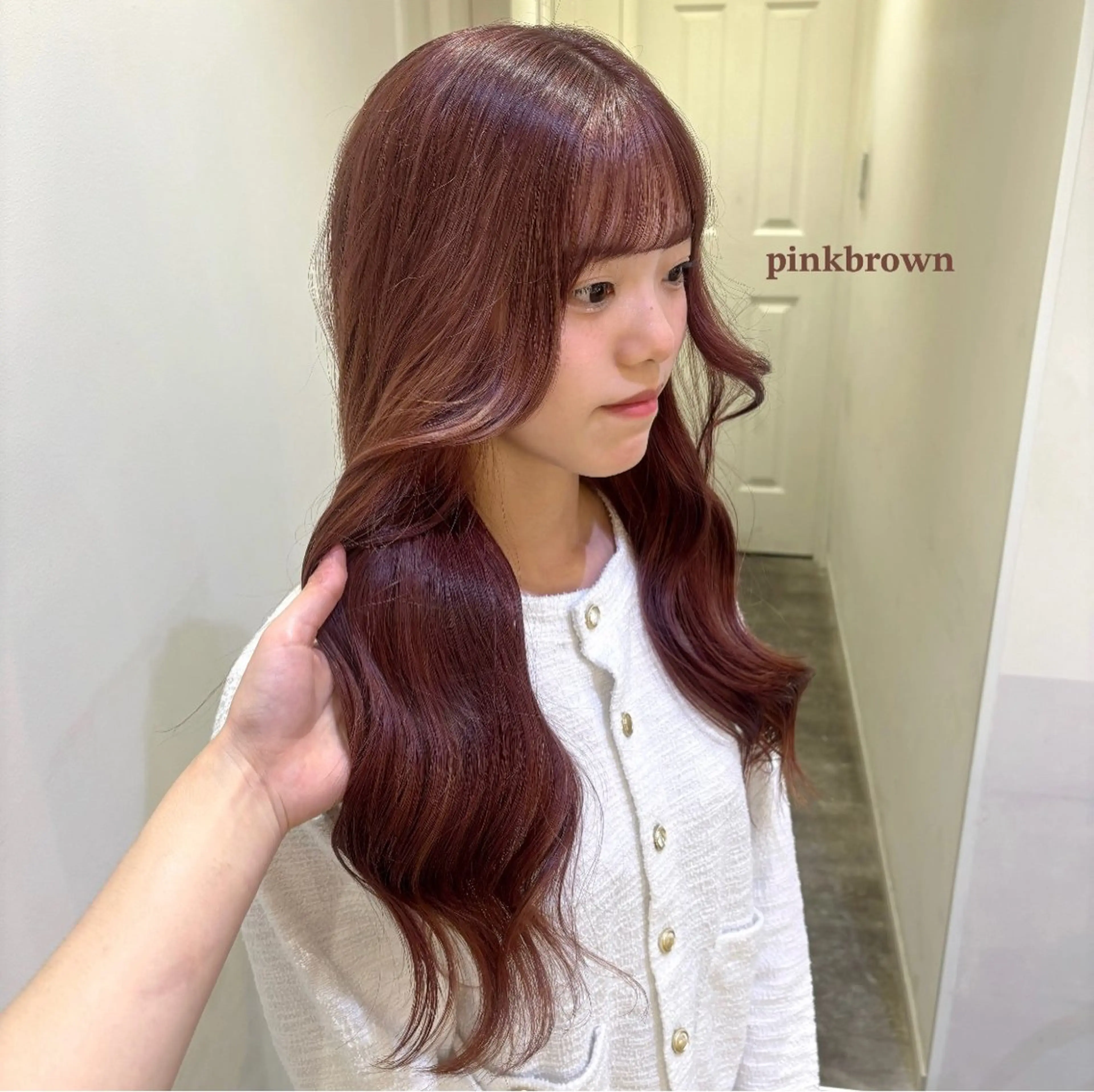 カラー 🍒垢抜けカラー エクステヘアメあずみのヘアスタイル