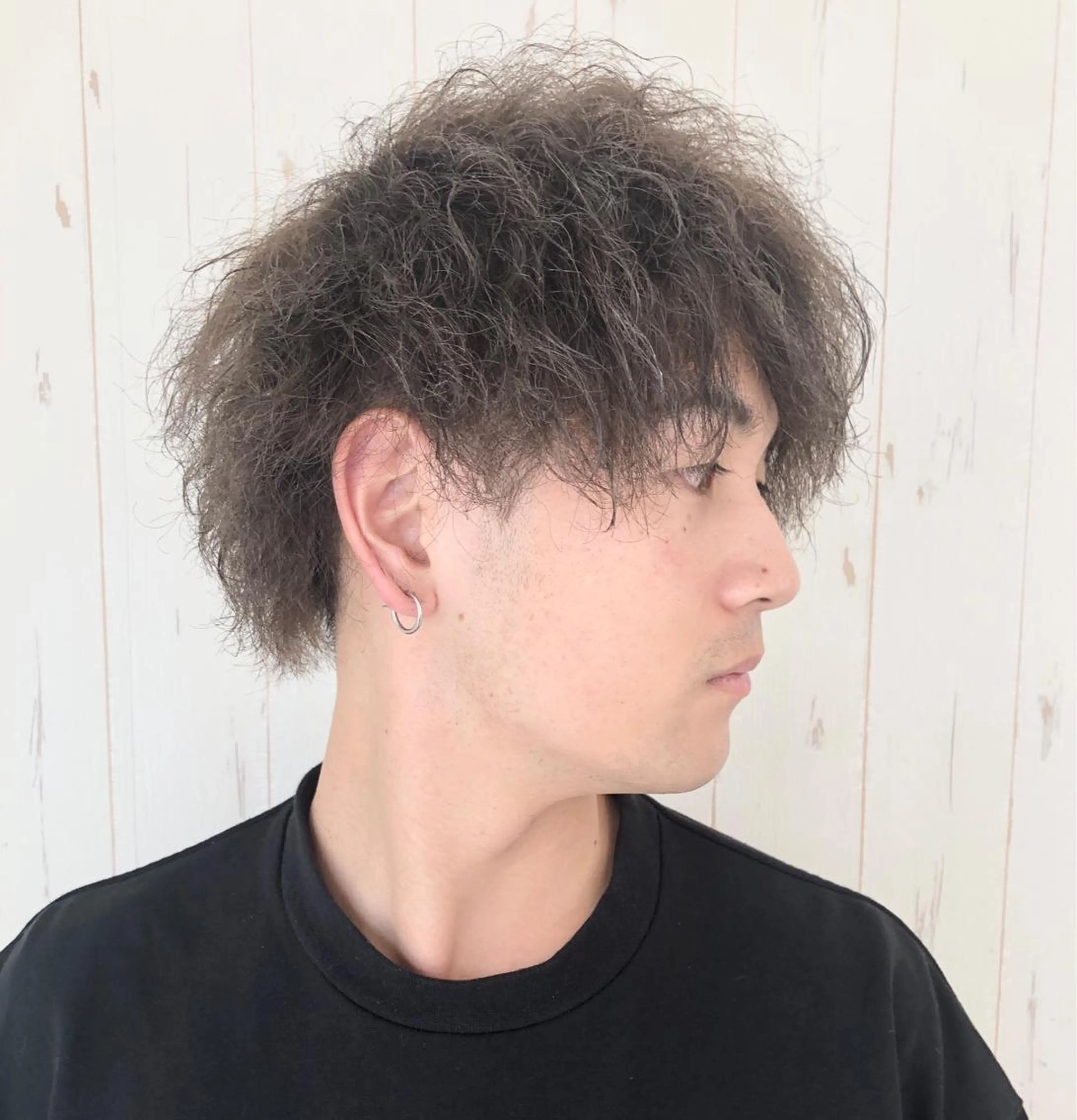 若い男性に流行りの☝️カット＋ツイストorスパイラルパーマの写真