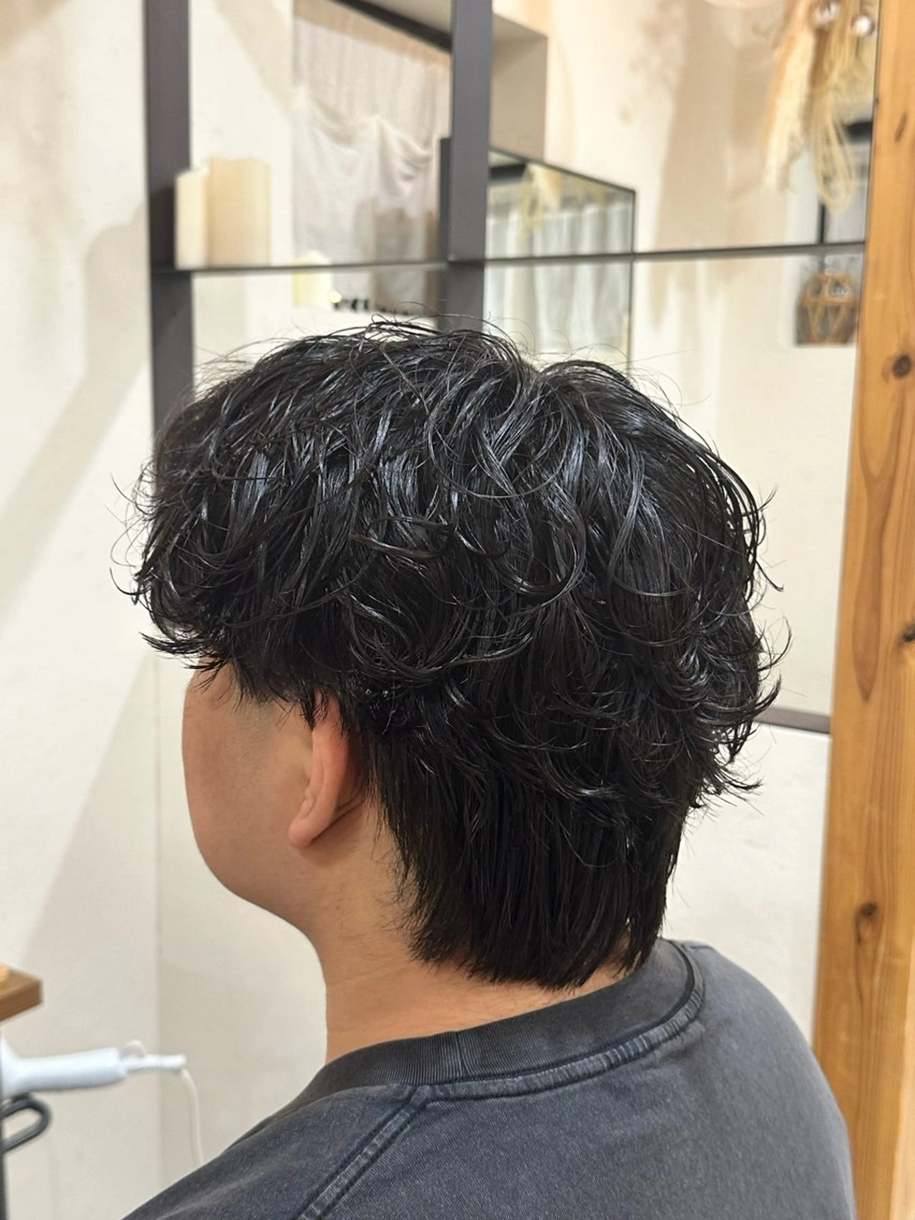 ミディアム カット パーマ メンズパーマ /メンズ/Renのヘアスタイル