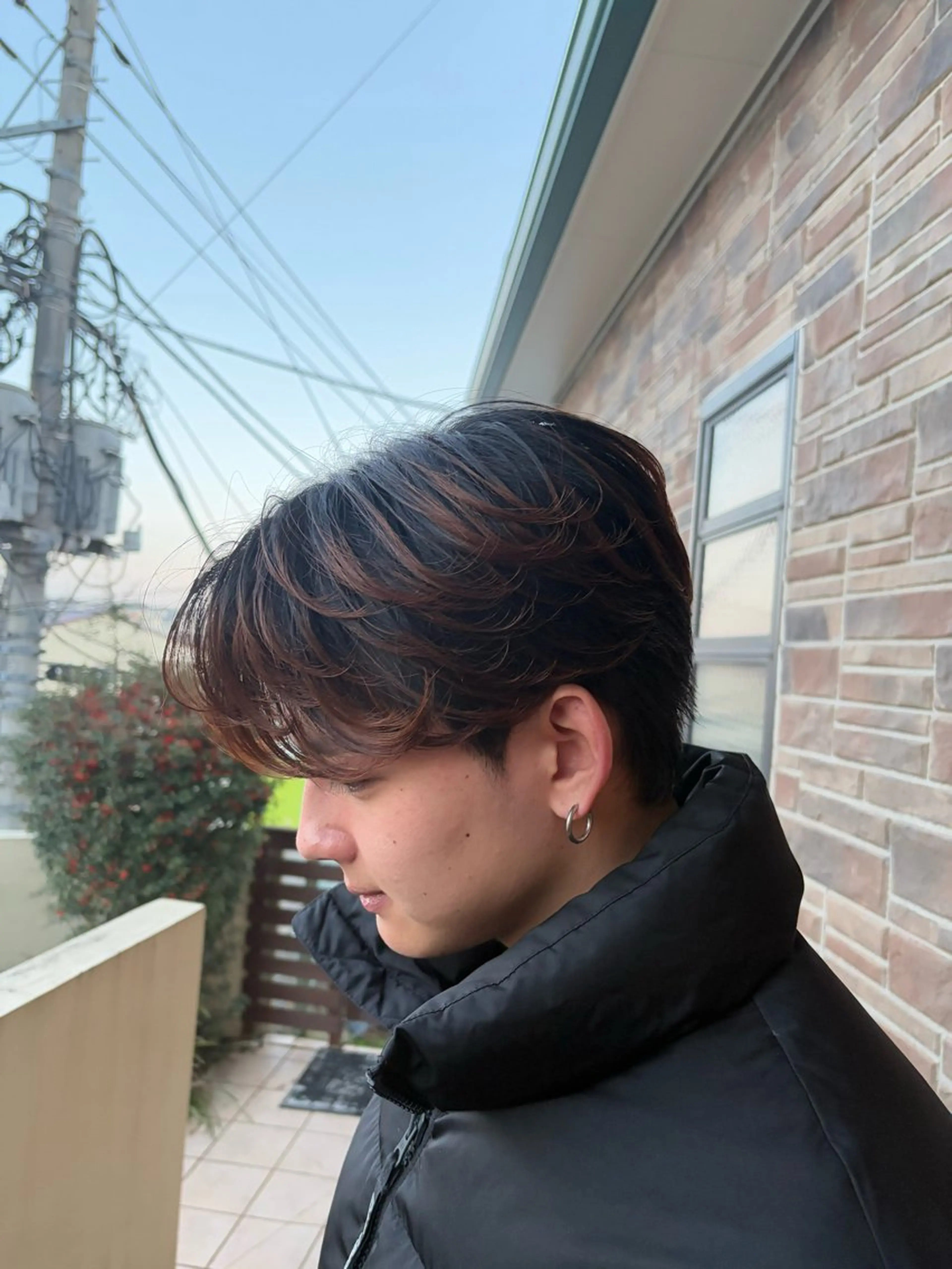 カラー メンズ センターパート メンズ韓国風 刈り上げ Koya ショート/ボブのヘアスタイル