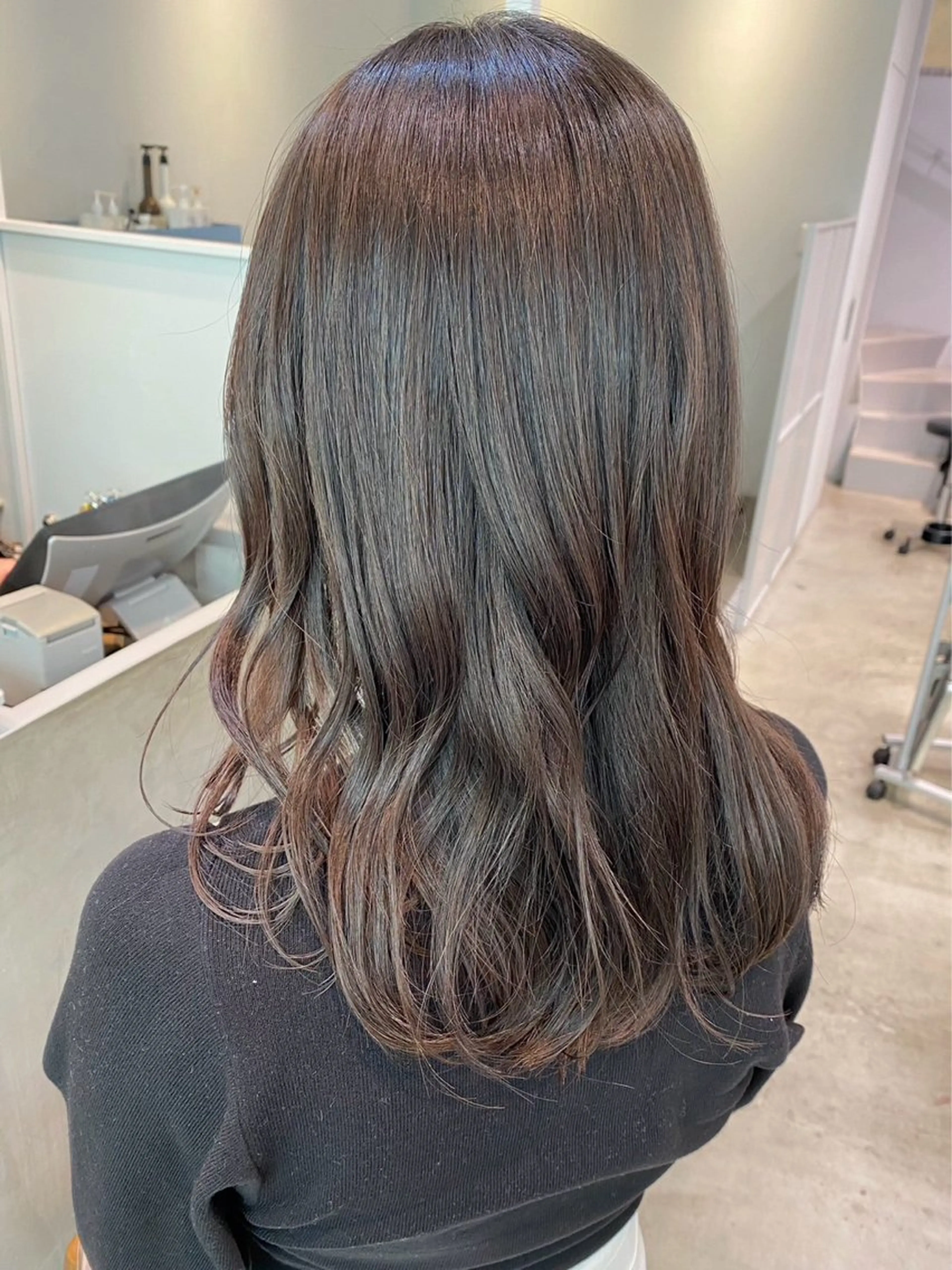 ロング パーマ -さたけ たつき-のヘアスタイル