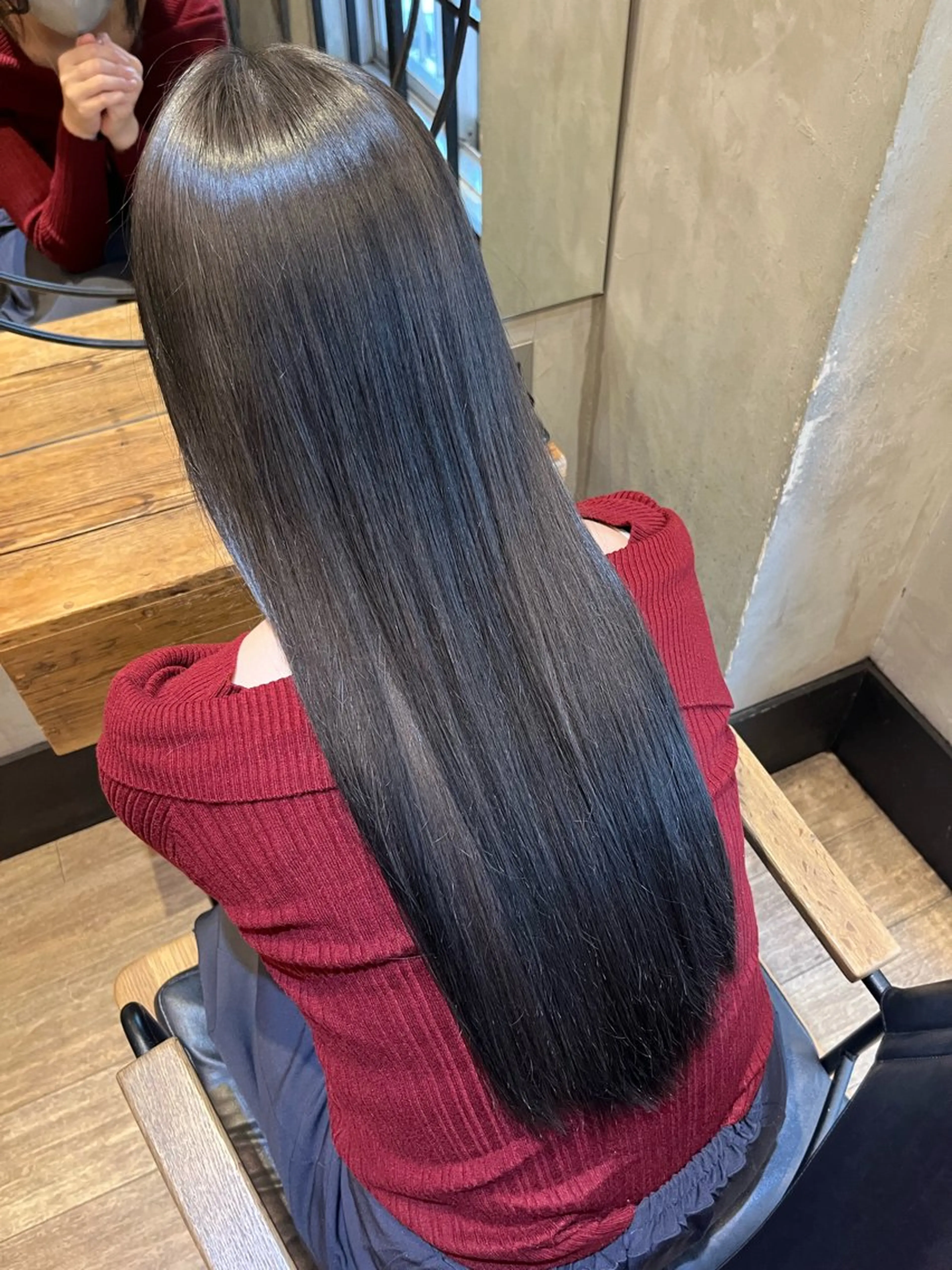 【レディース限定👧🏻‎💖】カット＋髪質改善ストレート＋トリートメント✨🫧の写真