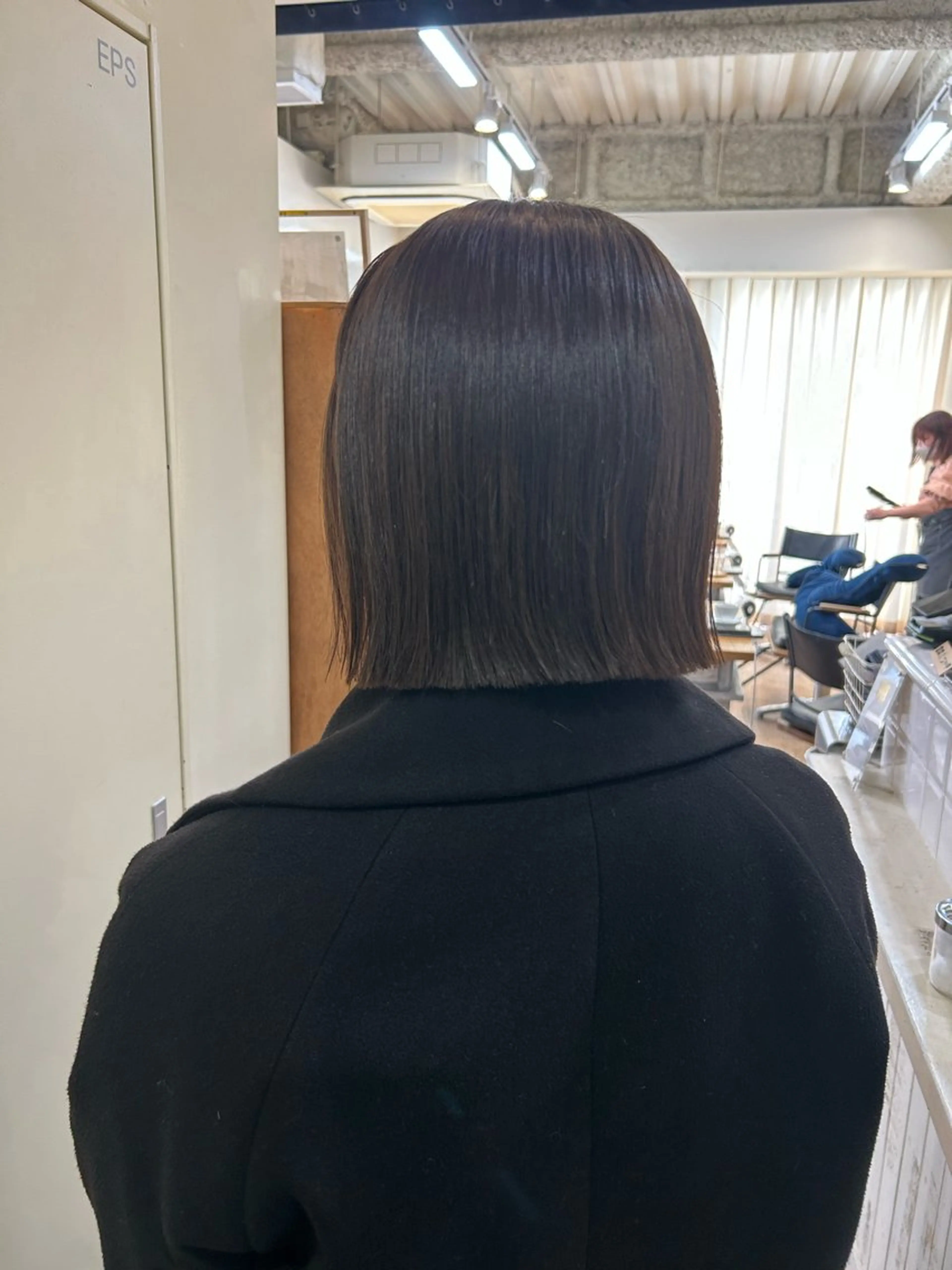 ショート カラー ブラウンカラー ボブ 、 、のヘアスタイル