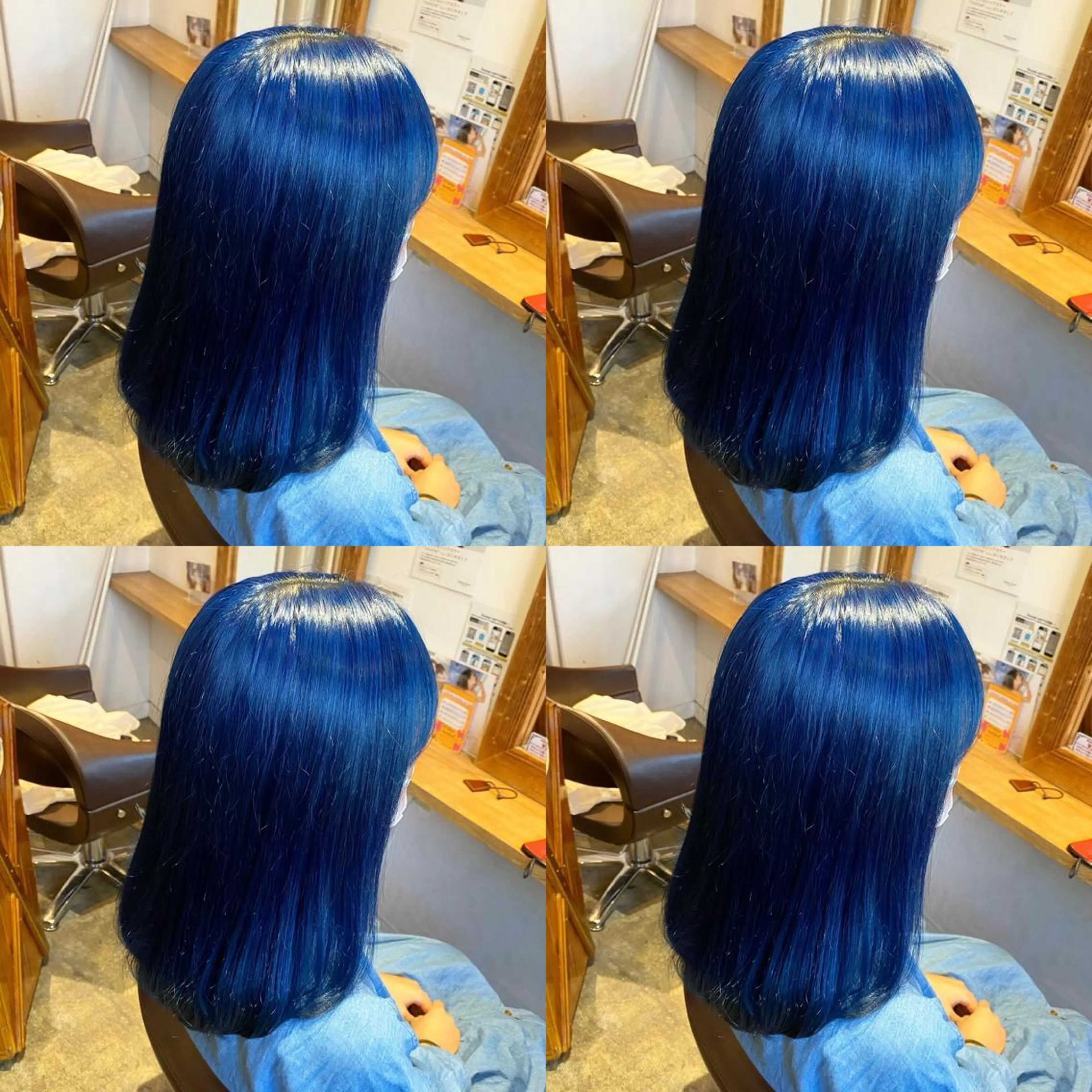 セミロング カラー ヘアアレンジ 💎韓国レイヤー ×エクステゆうま💎のヘアスタイル