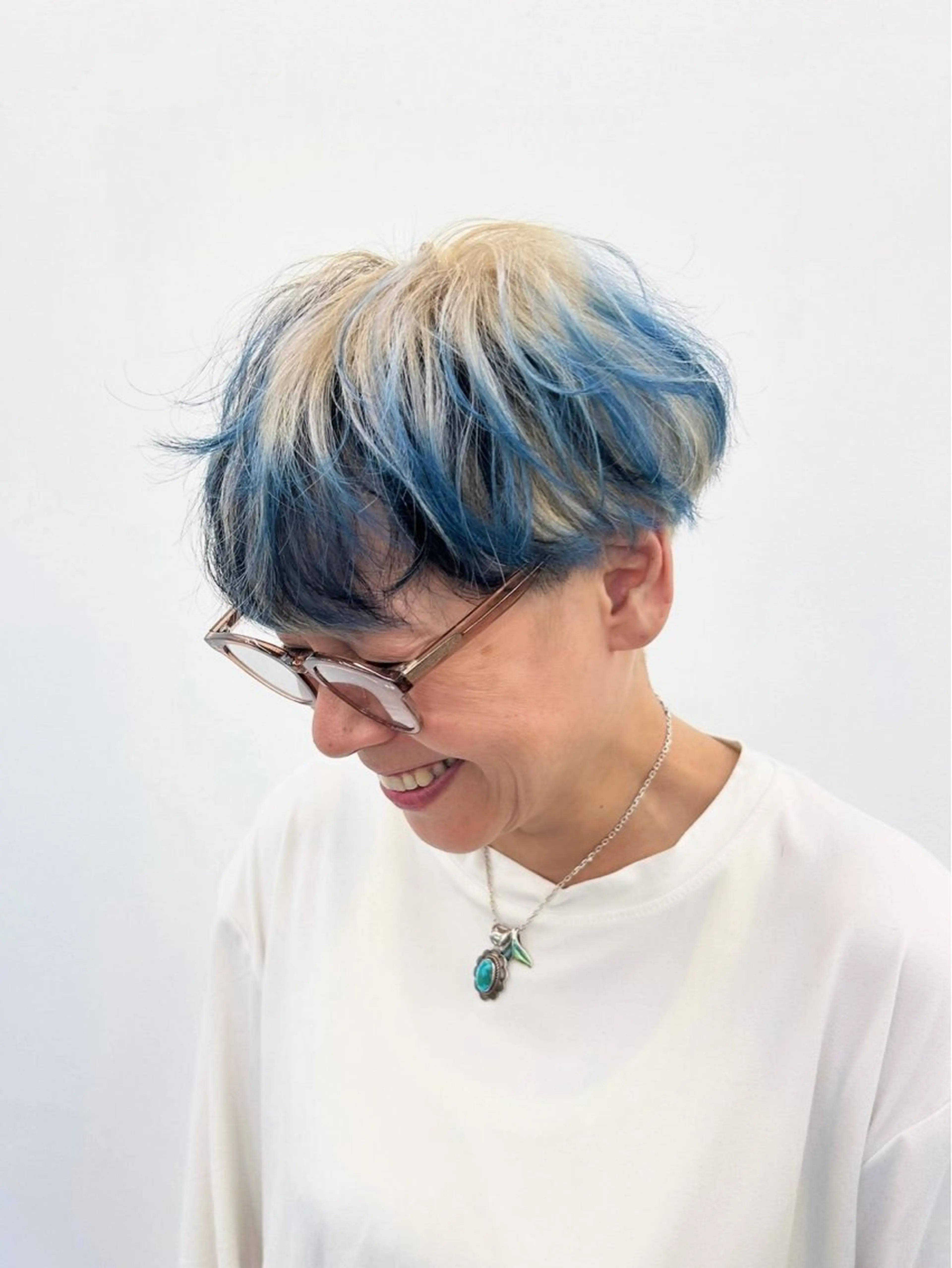 ロング ボブ エクステ 外国人風カラー レイヤーカット カット ヘアカラー トリートメント MiRI💜地毛級 エクステ✖似合わせ技のヘアスタイル