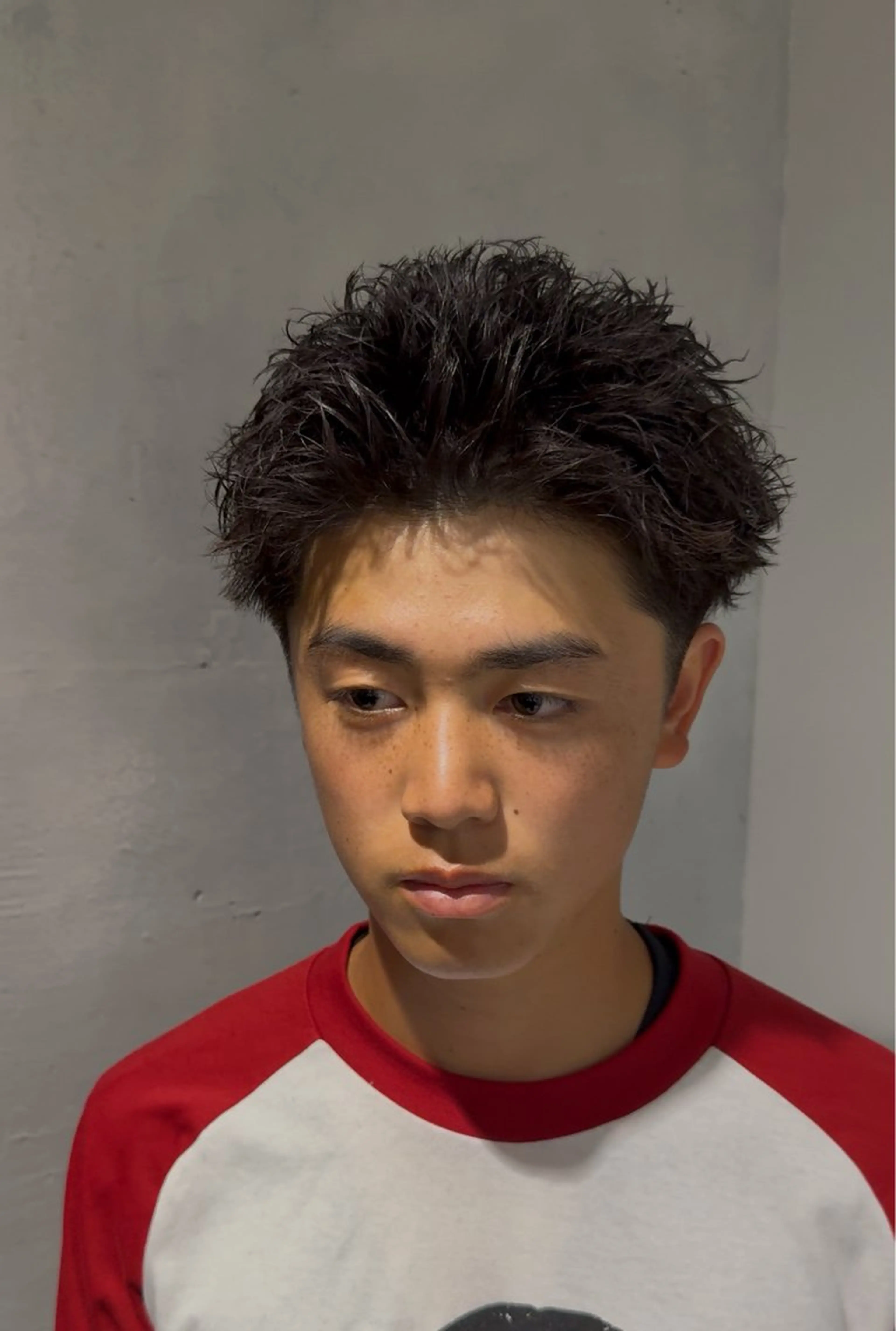 【🔥ミニモ限定🔥】メンズ似合わせカット+ピンパーマ+シャンプー+ヘアセットの写真