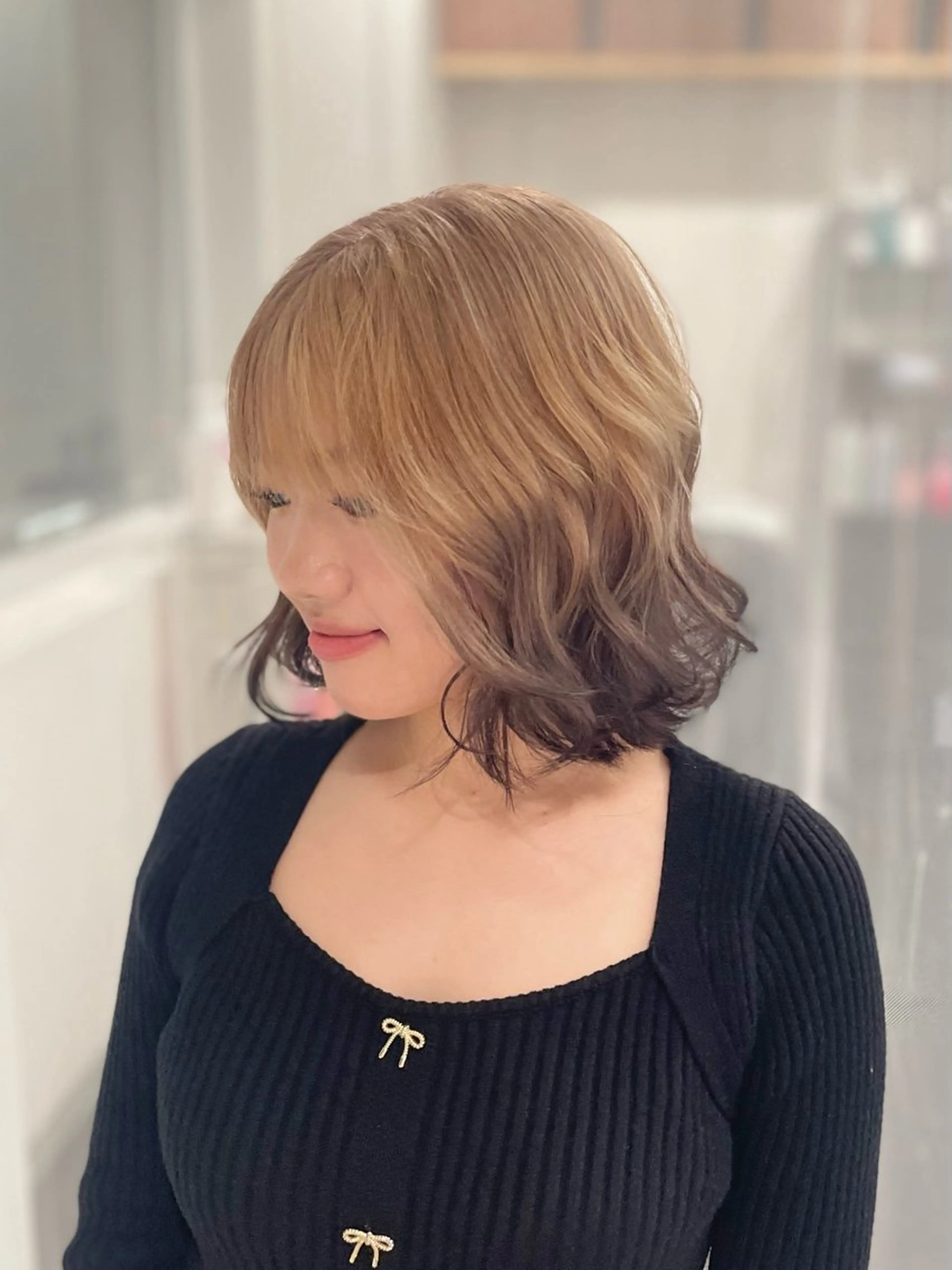 ミディアム ヘアカラー トリートメント GaKu/ハイトーン /ブリーチ/ブロンドのヘアスタイル