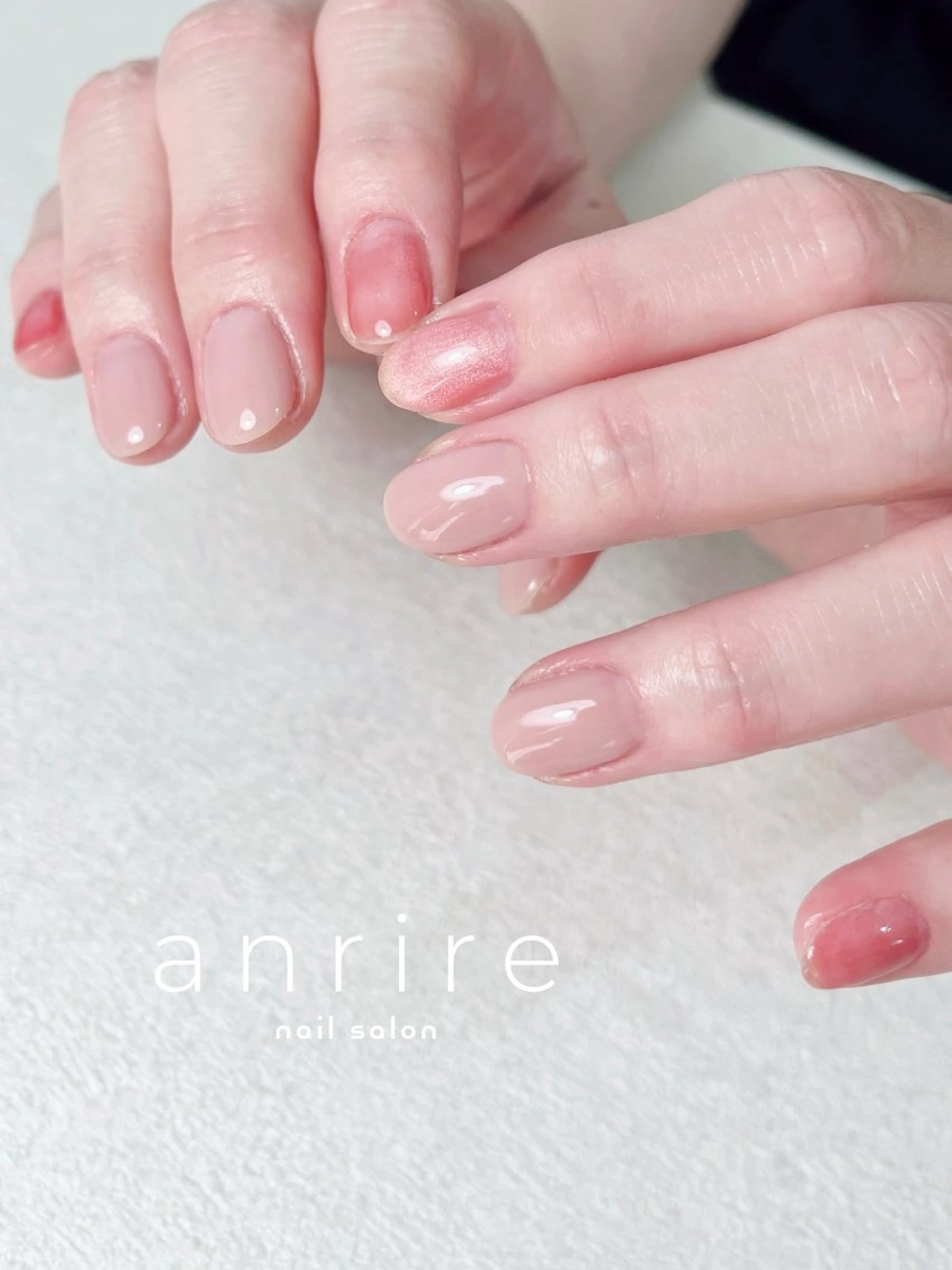 ネイル ジェルネイル マグネットネイル オフィスネイル ワンカラーネイル パラジェル ハンドネイル nail salon anrire〜アンリール〜所属・nailsalon anrireのネイルデザイン