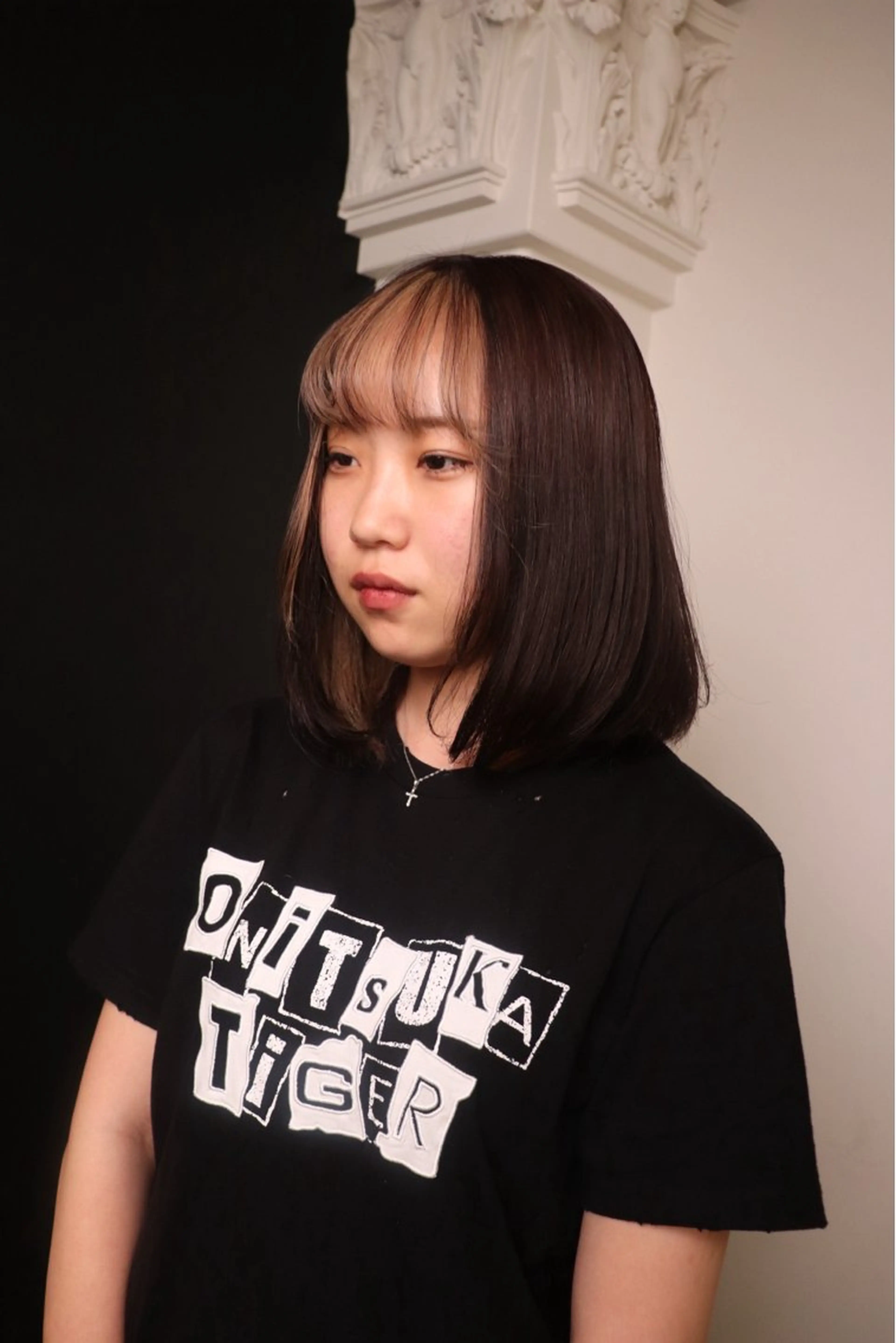 セミロング カラー La fith hair sept 銀座店所属・KOGA／ パーマモデル募集のヘアスタイル