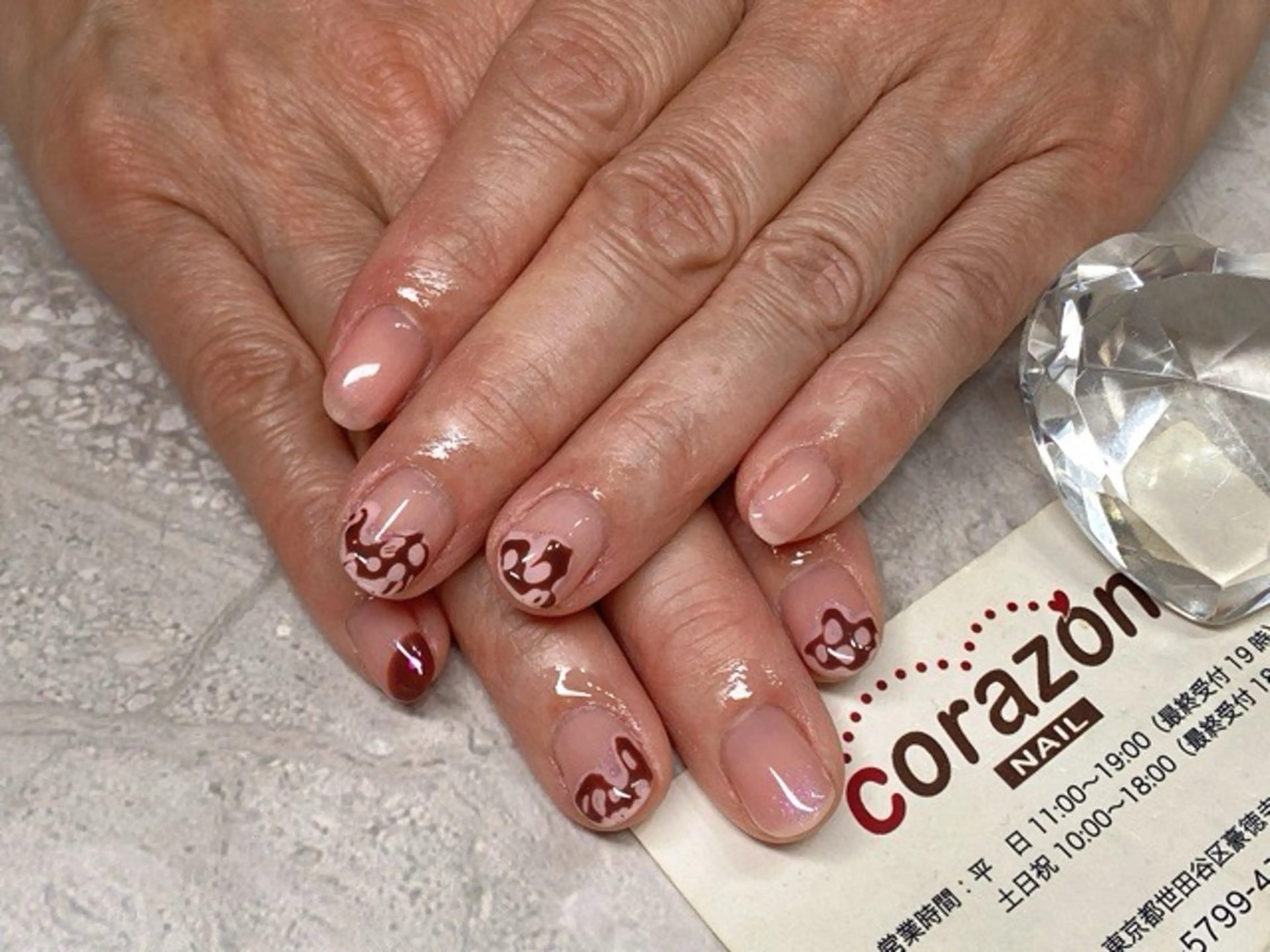 ネイル アートネイル ジェルネイル ラメ(グリッター) ハンドネイル ハンドケア corazon所属・ネイリスト aicoのネイルデザイン