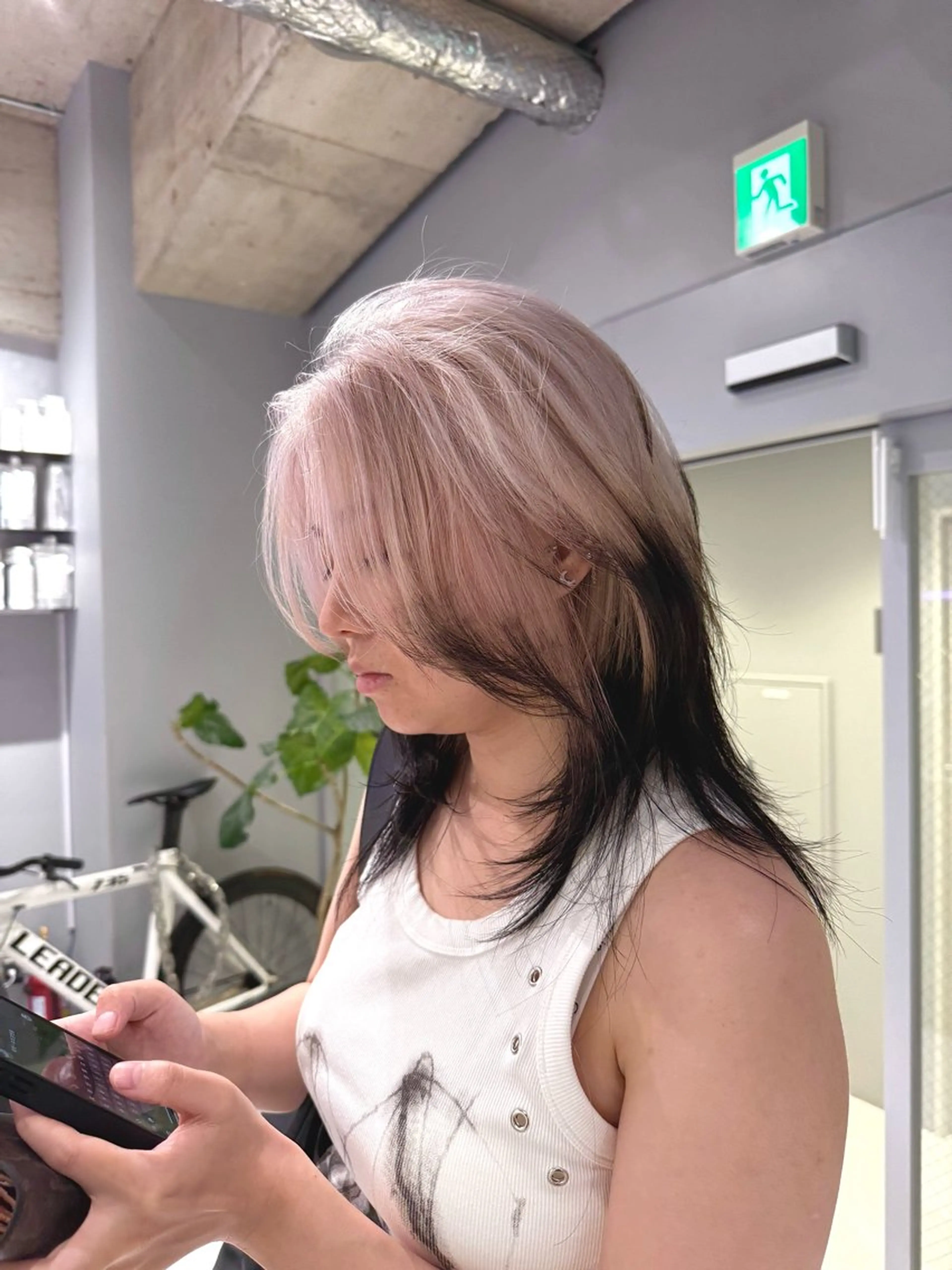 🐥リピーター限定 新宿最安値🐥🤎ブリーチ🤎+✨✨ケアカラー✨+似合わせカット+最高級トリートメント⭐️の写真