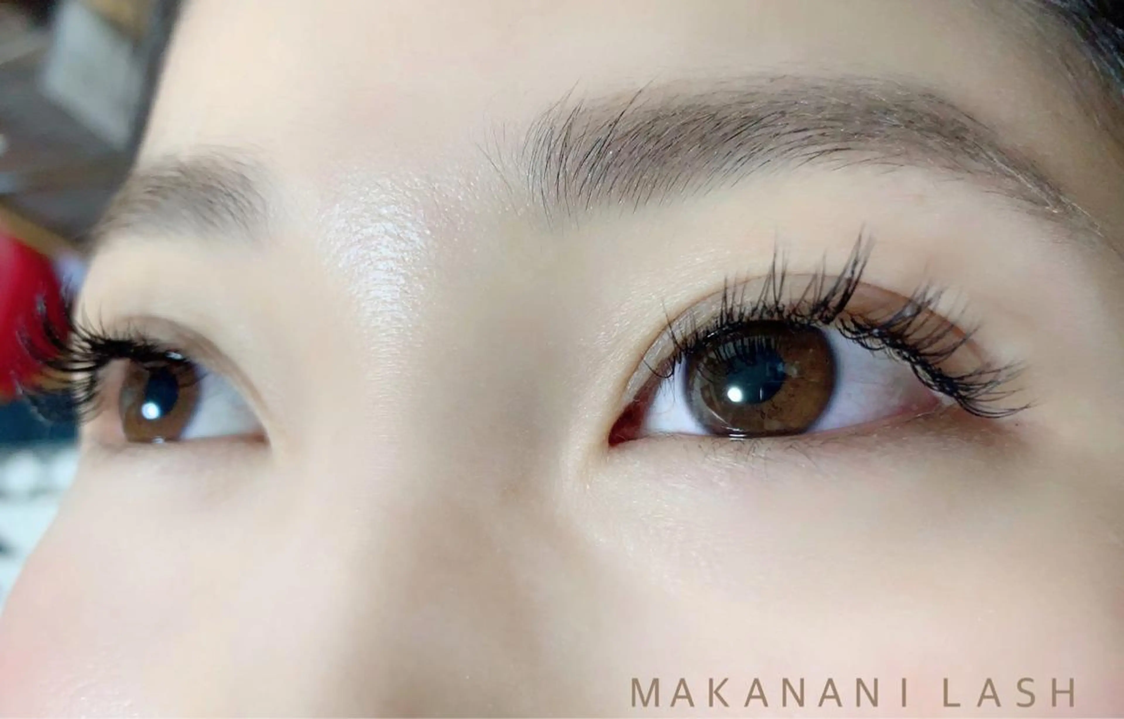 マツエク・マツパ フラットラッシュ ナチュラル マツエク 塩見 渚のマツエク・マツパデザイン