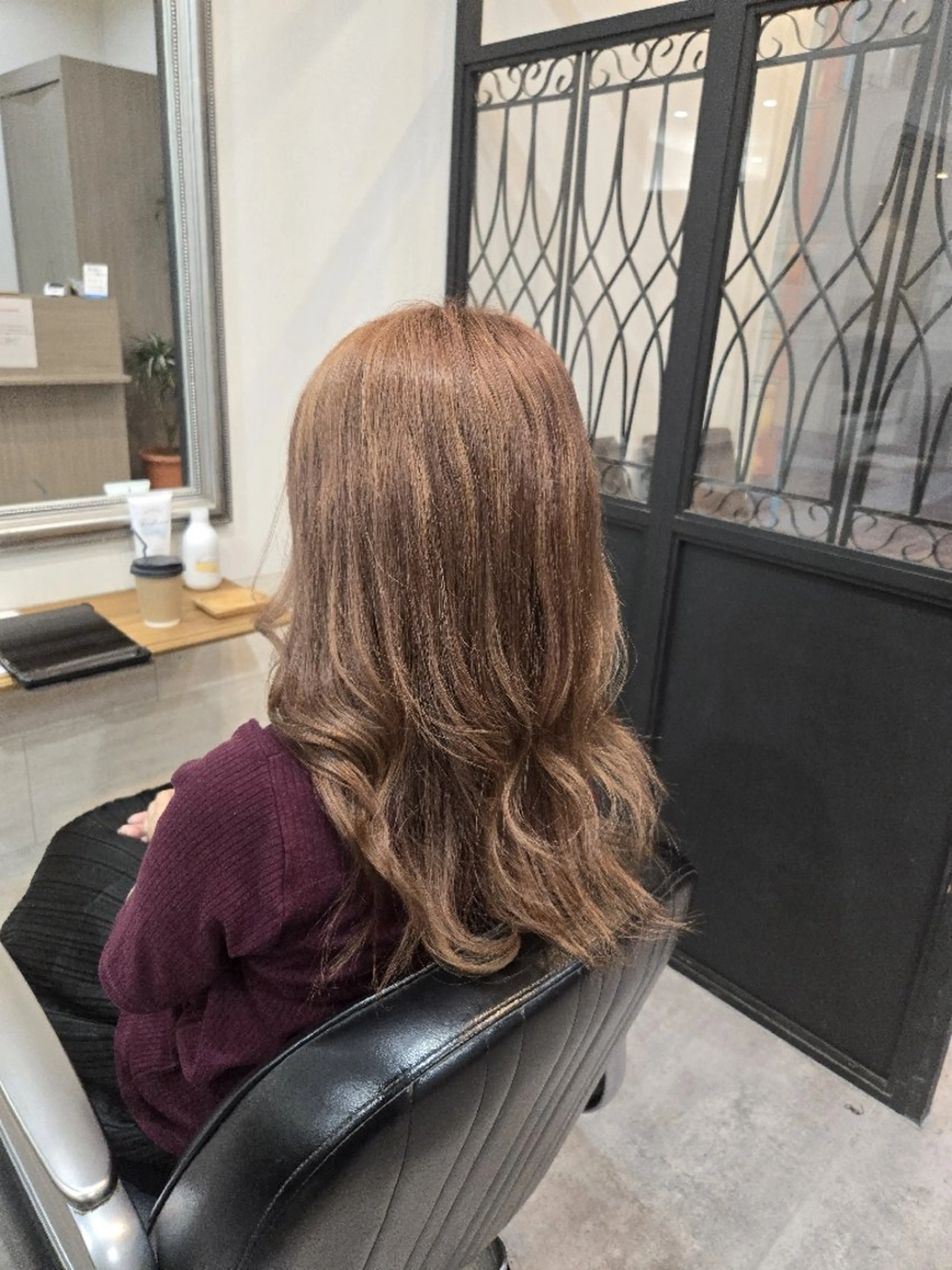 カラー ヘアカラー 暖色🍎透明感カラー 🩵小林かりんのヘアスタイル