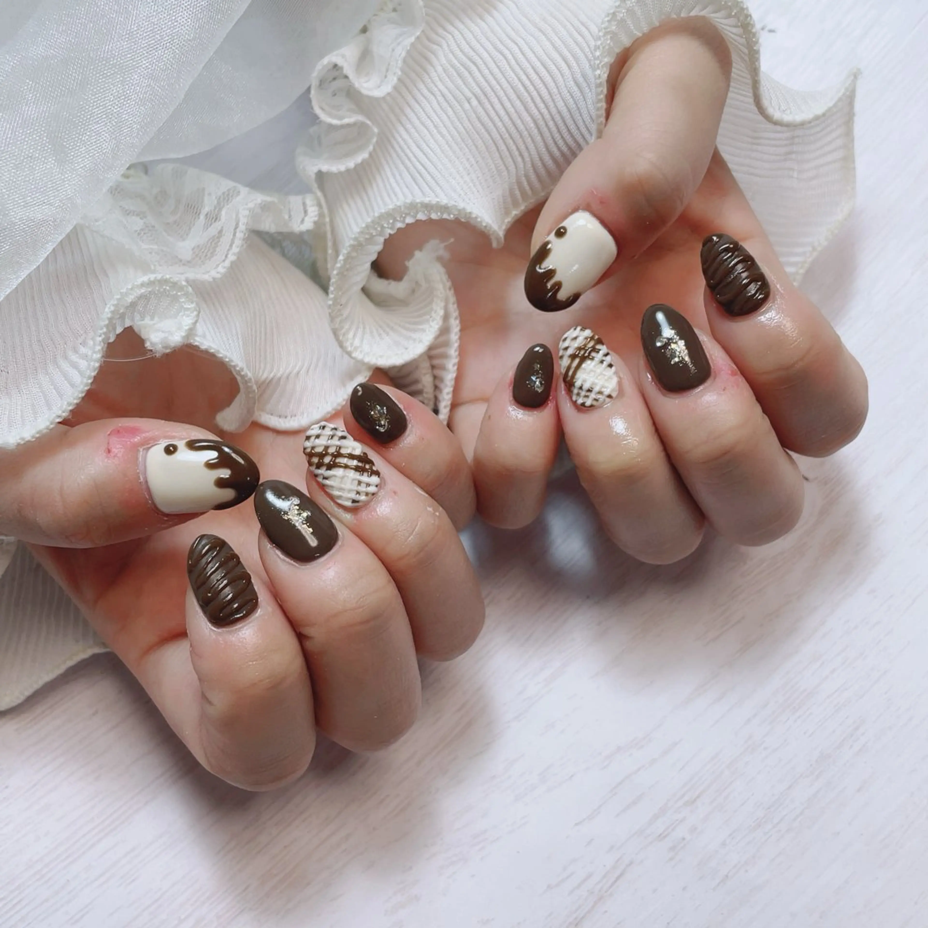 ネイル ハンドネイル 🤎Yun nail salon🤎のネイルデザイン