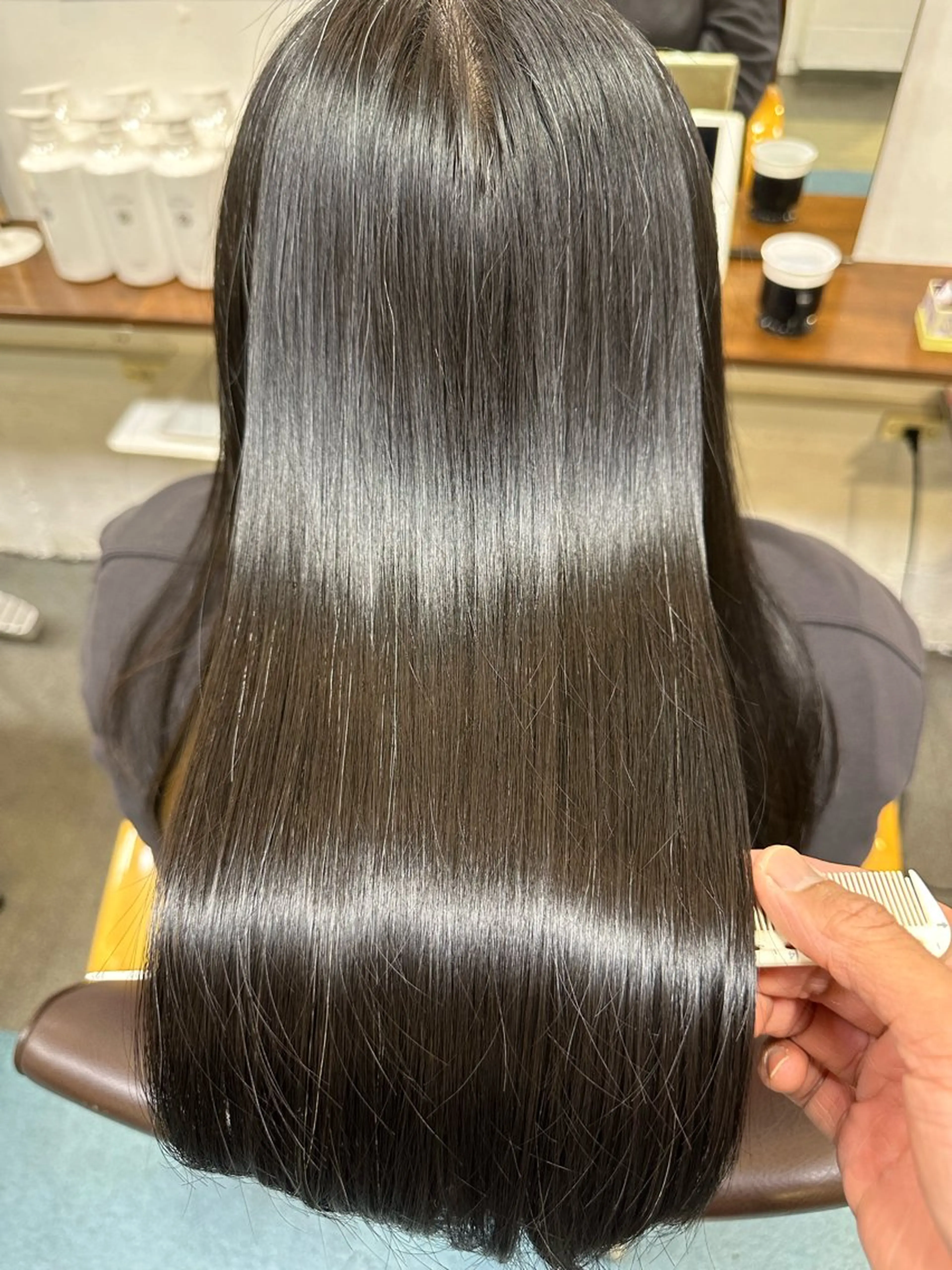 ロング 髪質改善 【髪質改善】に特化 オリーブオイルクラブのヘアスタイル