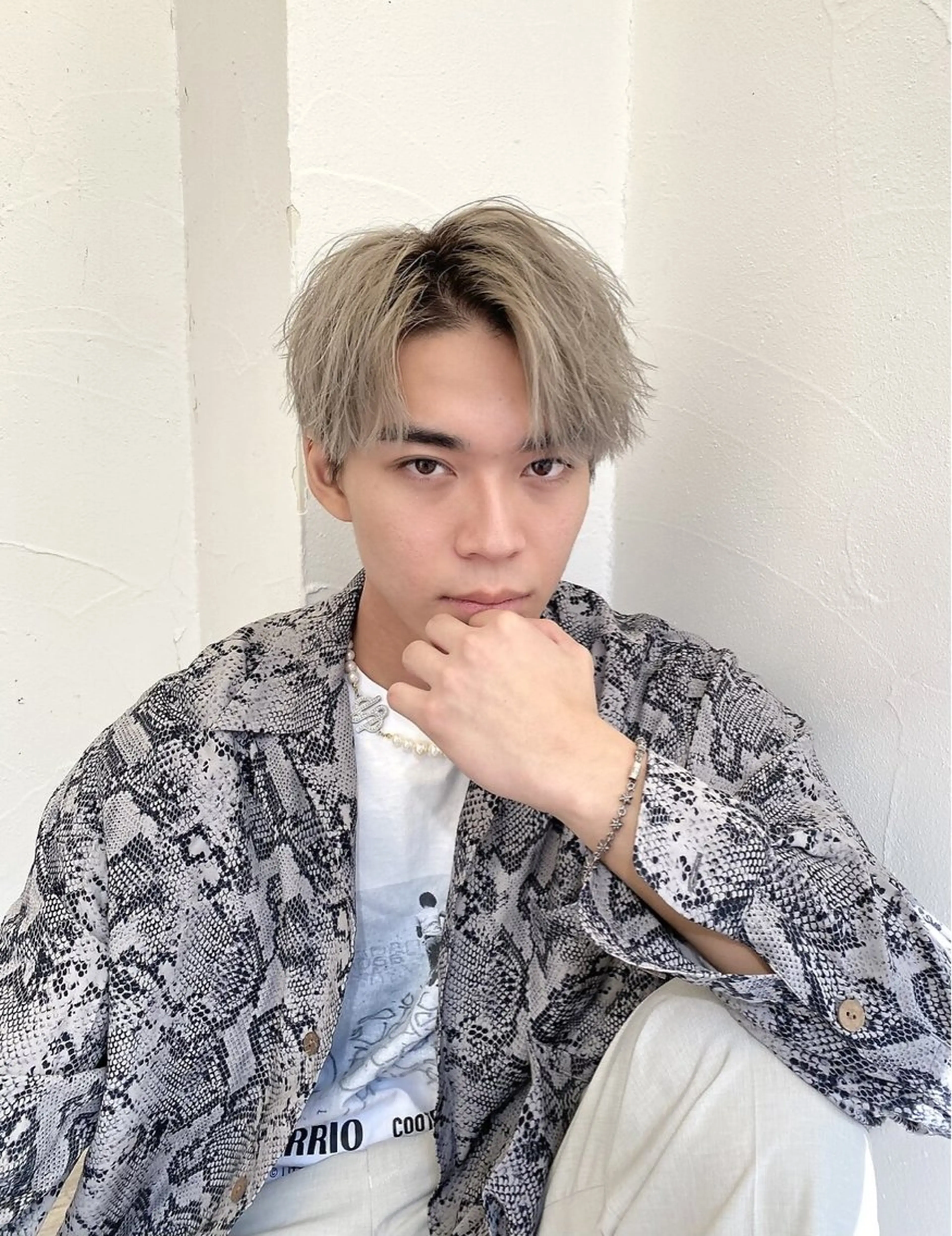 [2名限定]メンズカット＋イルミナカラー+選べるパーマ¥27500→20000の写真