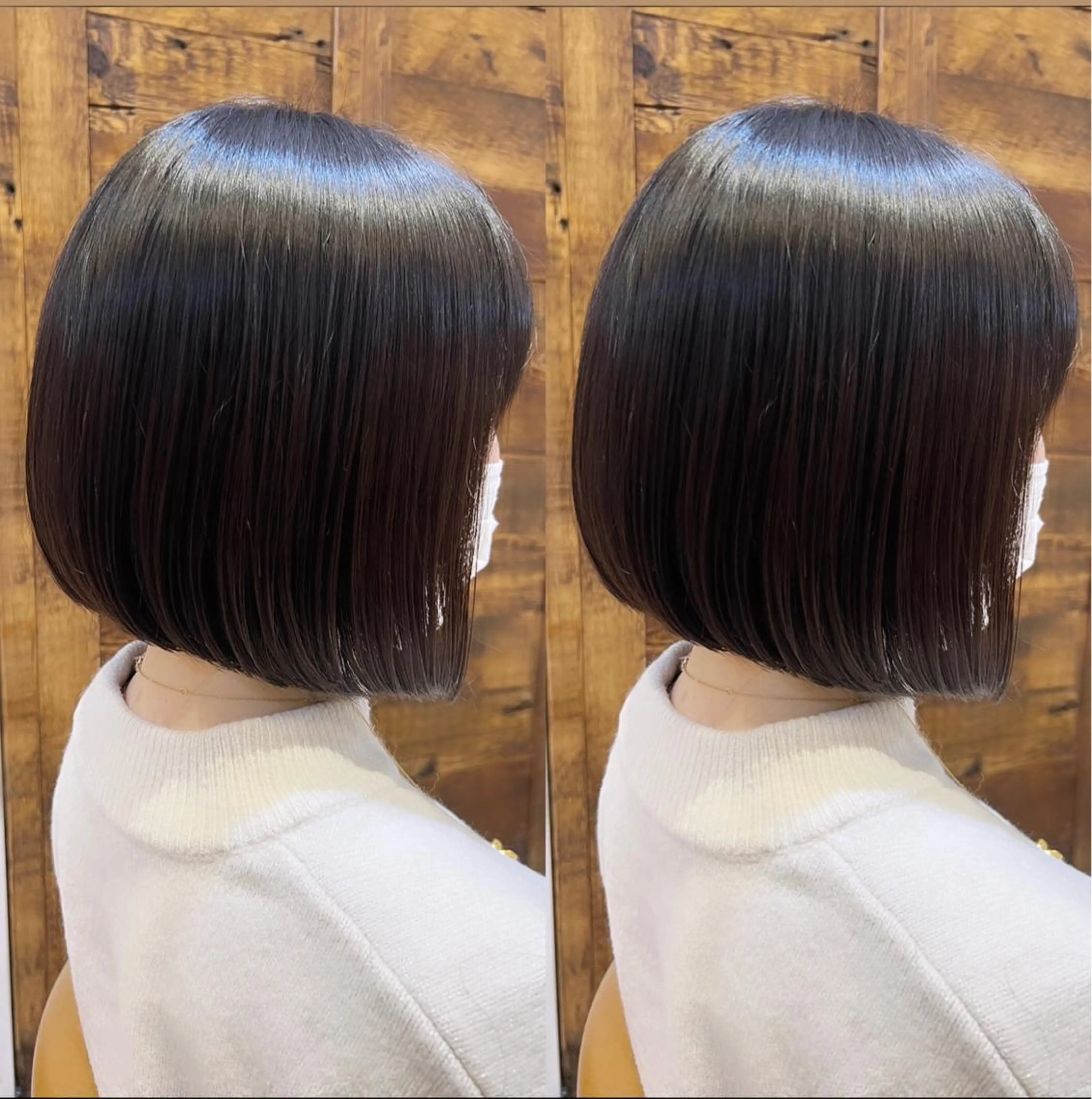 ミディアム カラー MIKU /ボブ/外ハネボブのヘアスタイル