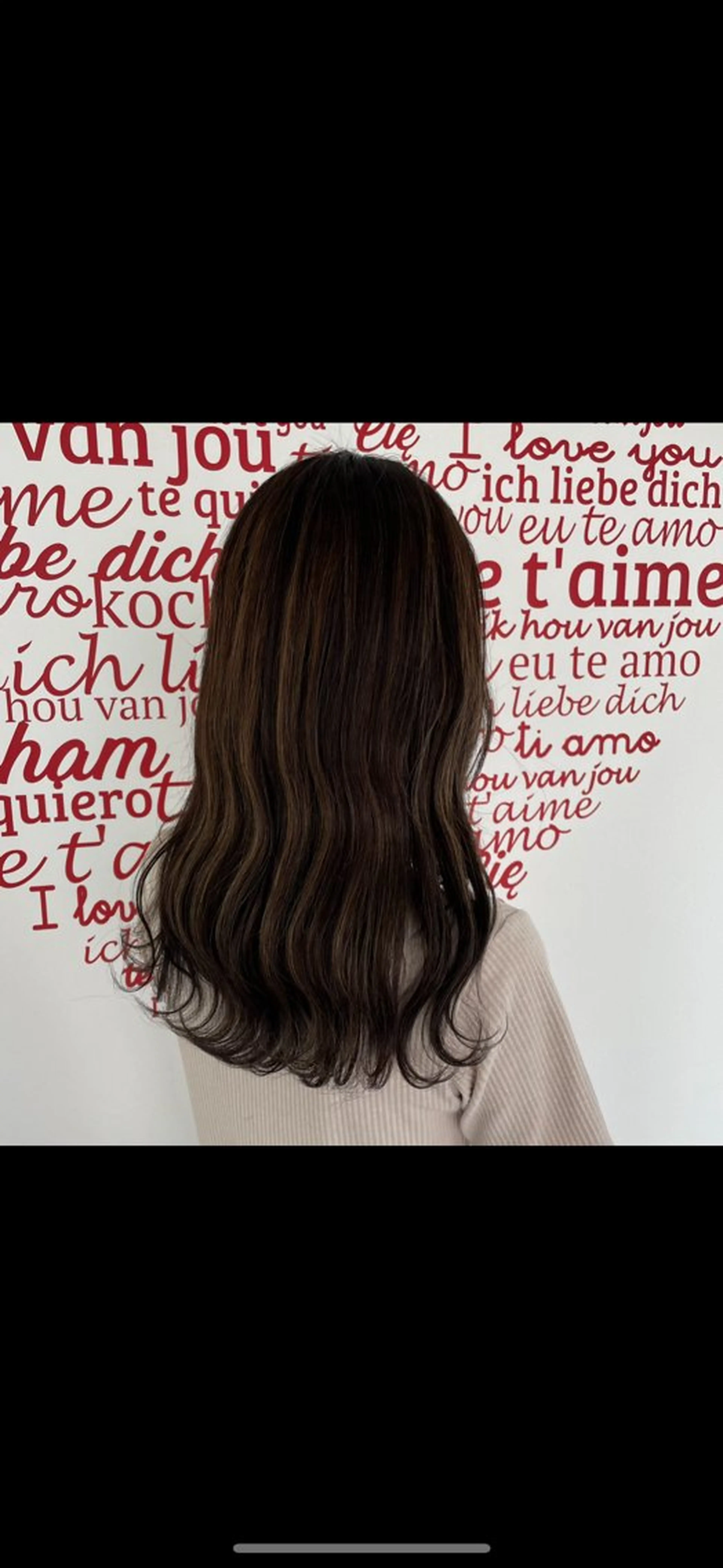 セミロング カラー パーマ CREAPY所属・日向野 利菜のヘアスタイル